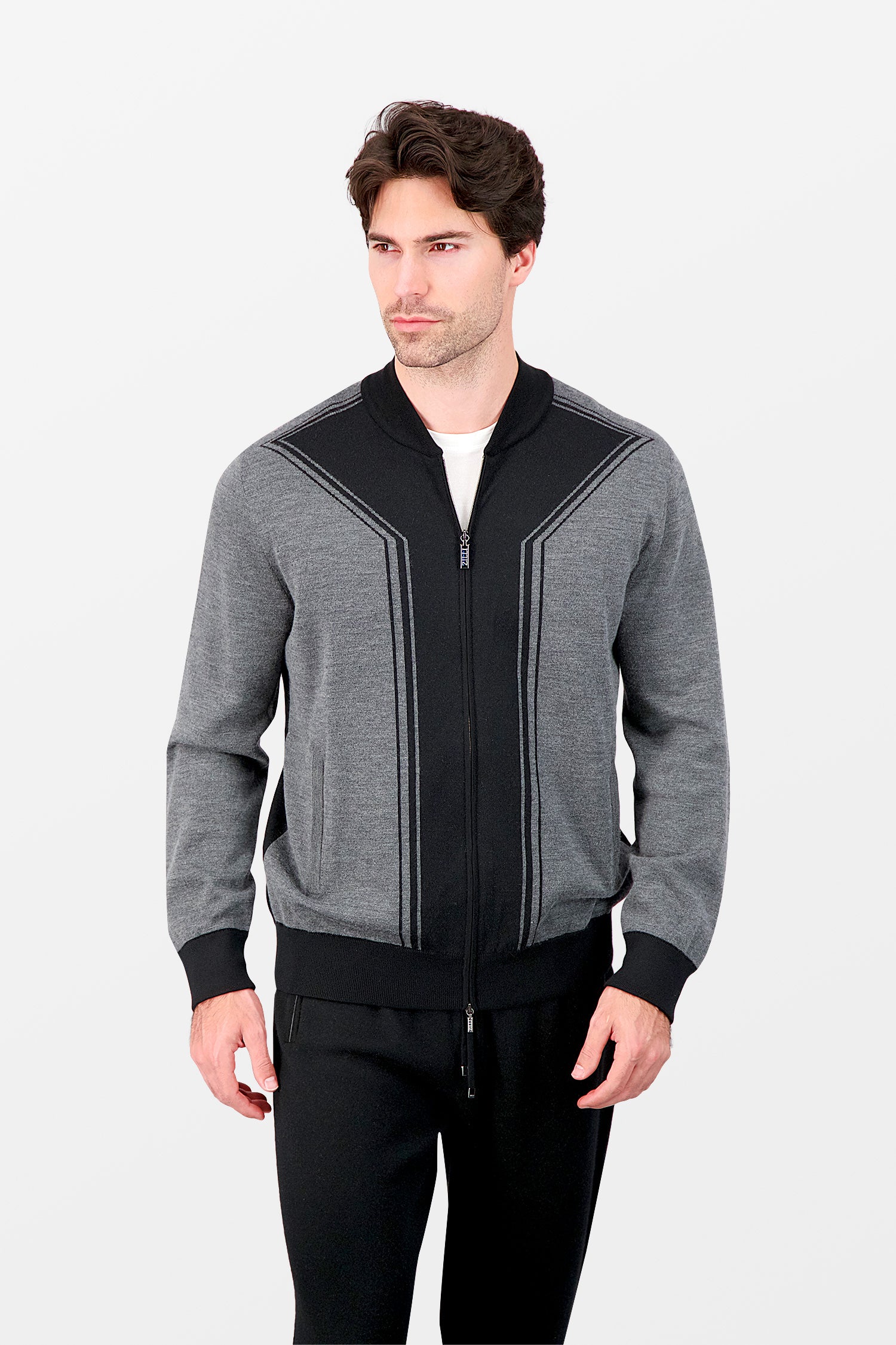 Zilli Black/Grey Jogging Tracksuit
