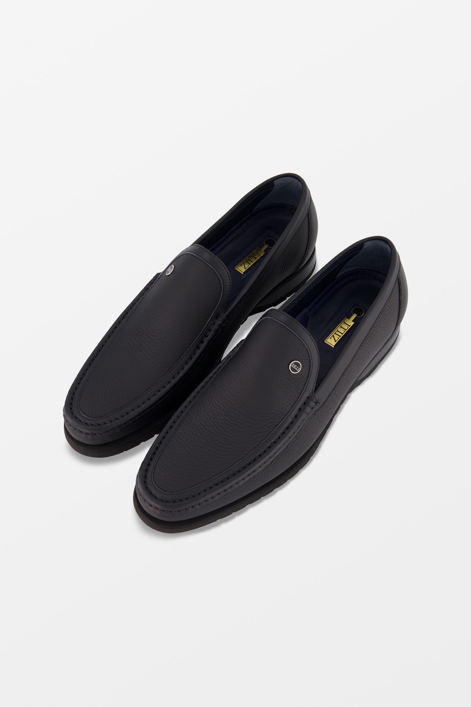 Zilli Black Boston Loafers
