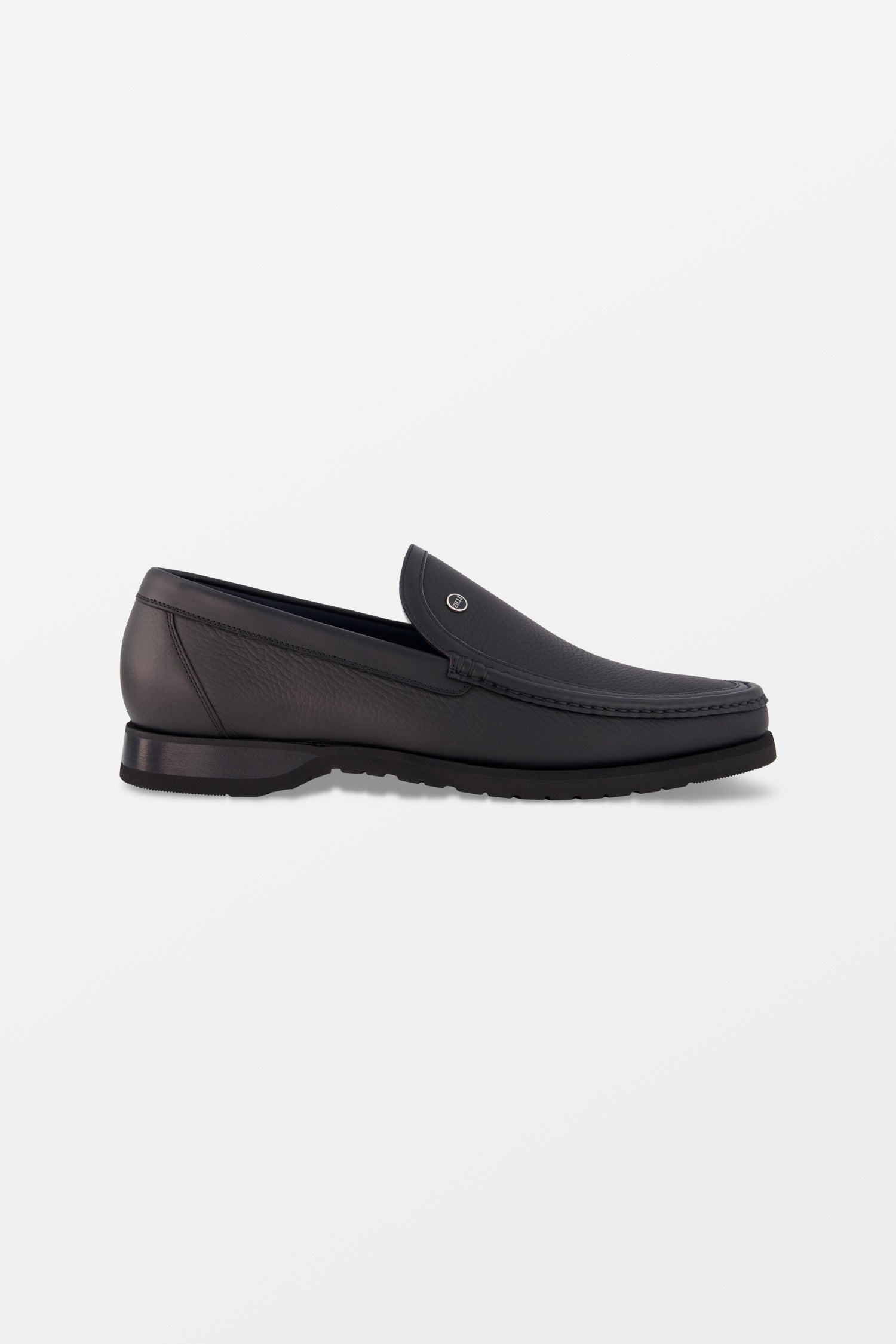 Zilli Black Boston Loafers