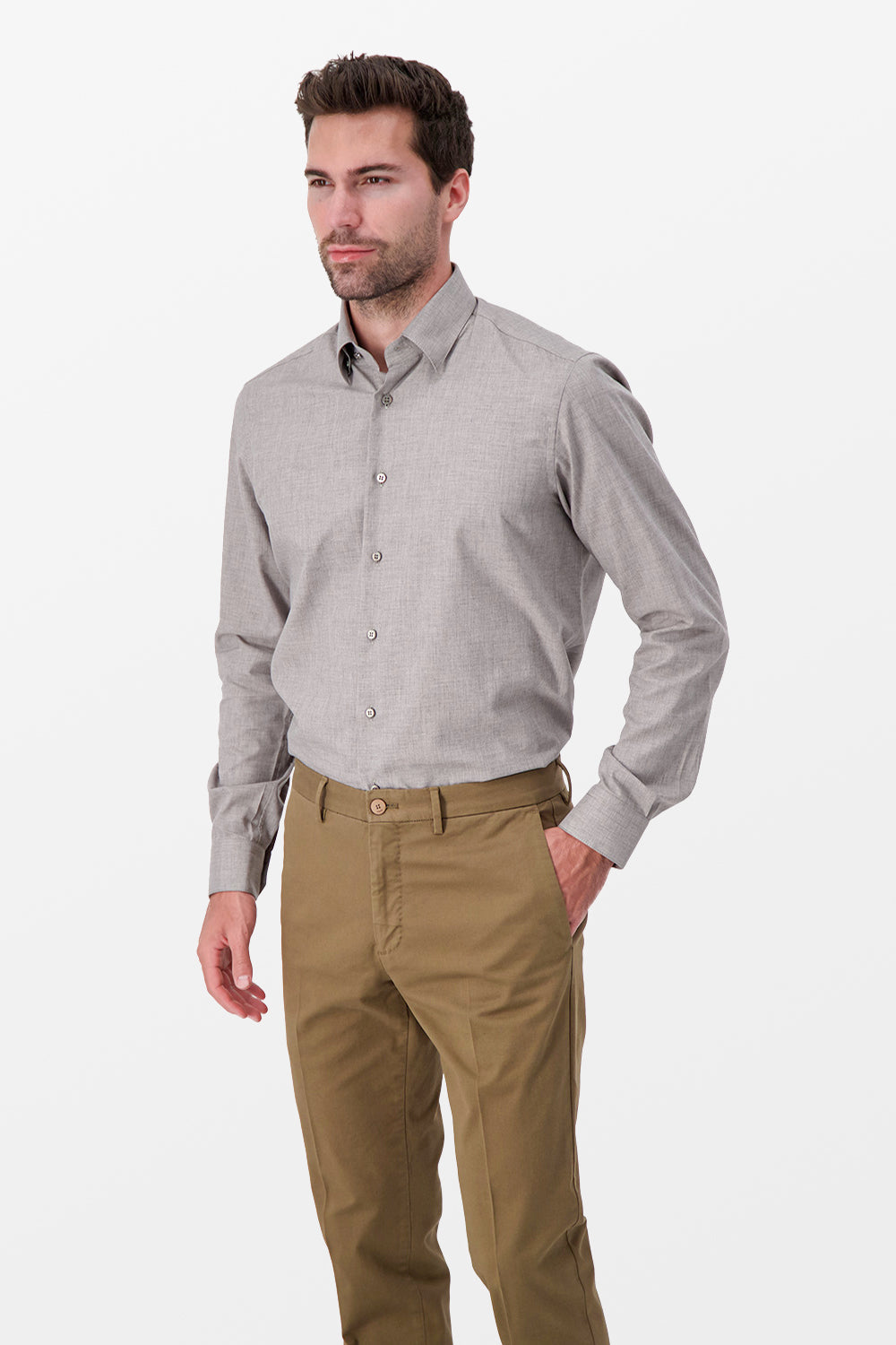 Zilli Grey Classic Shirt