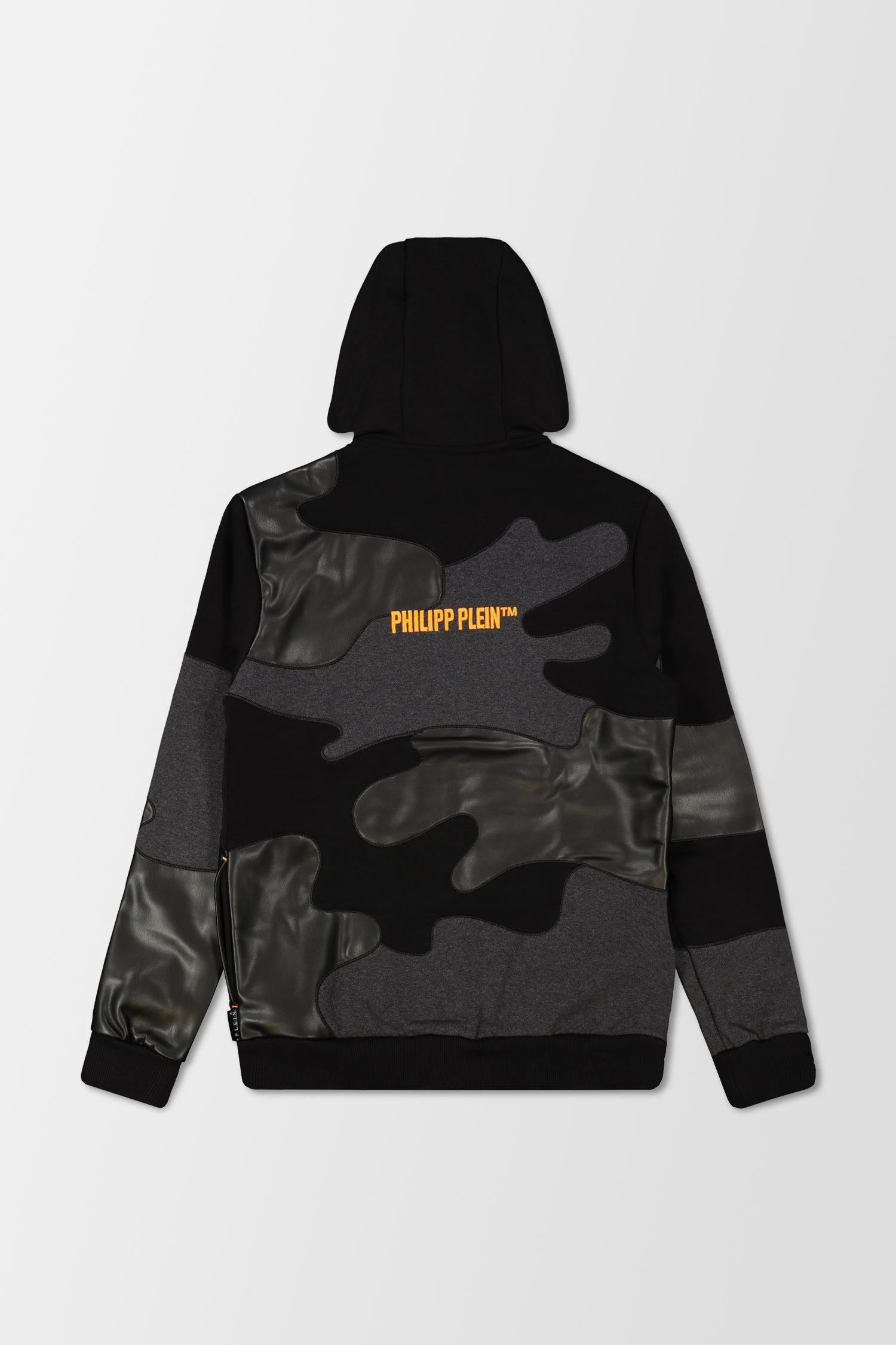 Philipp Plein Camouflage Black Hoodie Sweatjacket