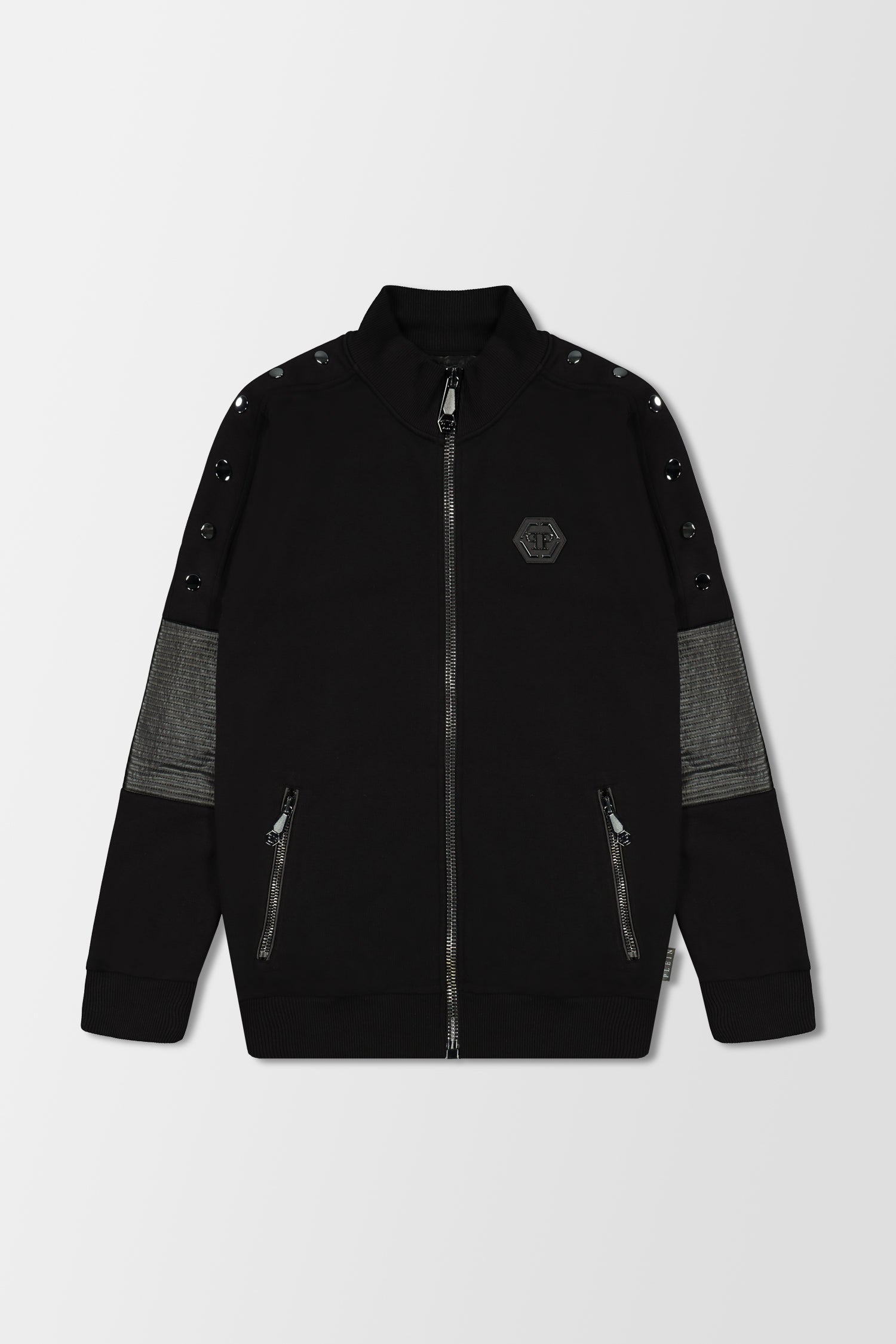 Philipp Plein Black Statement Jogging Jacket