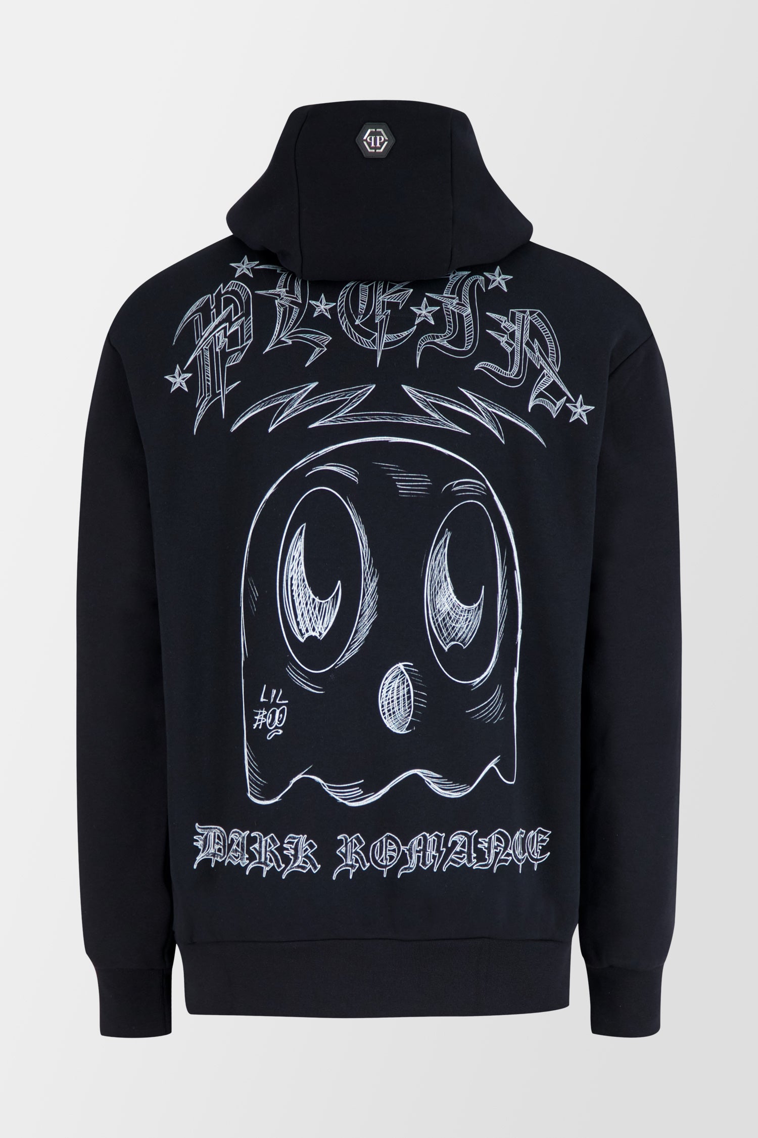 Philipp Plein Black Monster Hoodie