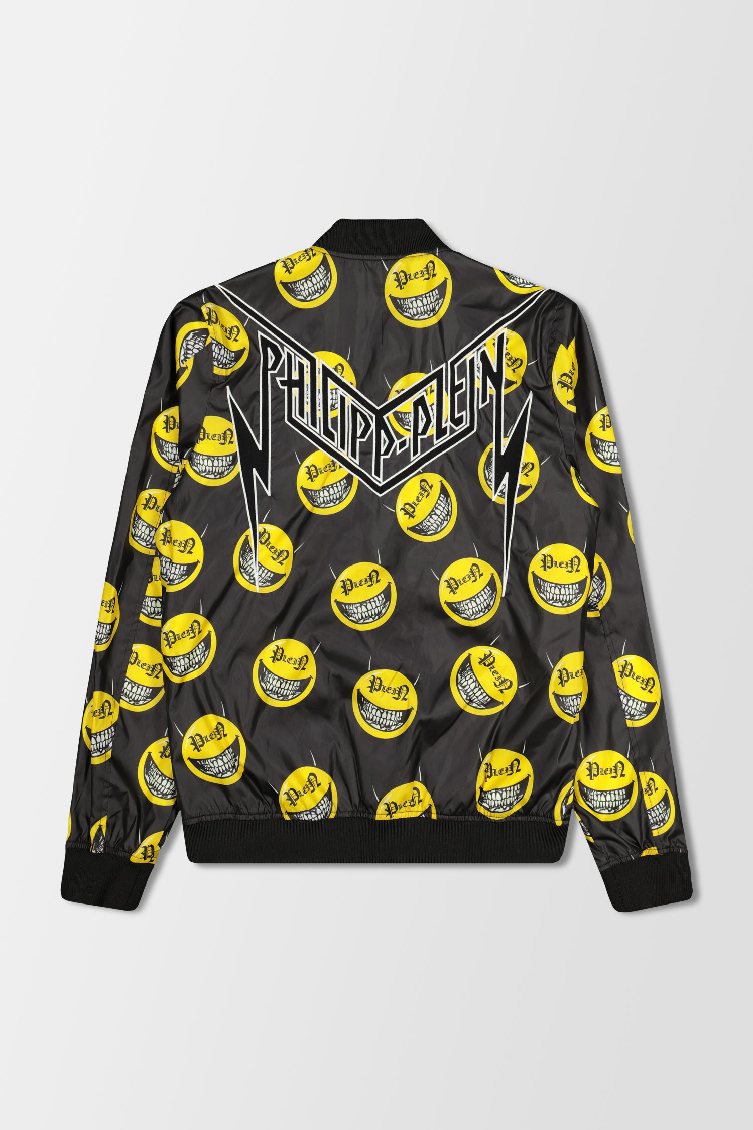 Philipp Plein Nylon Evil Smile Bomber Jacket