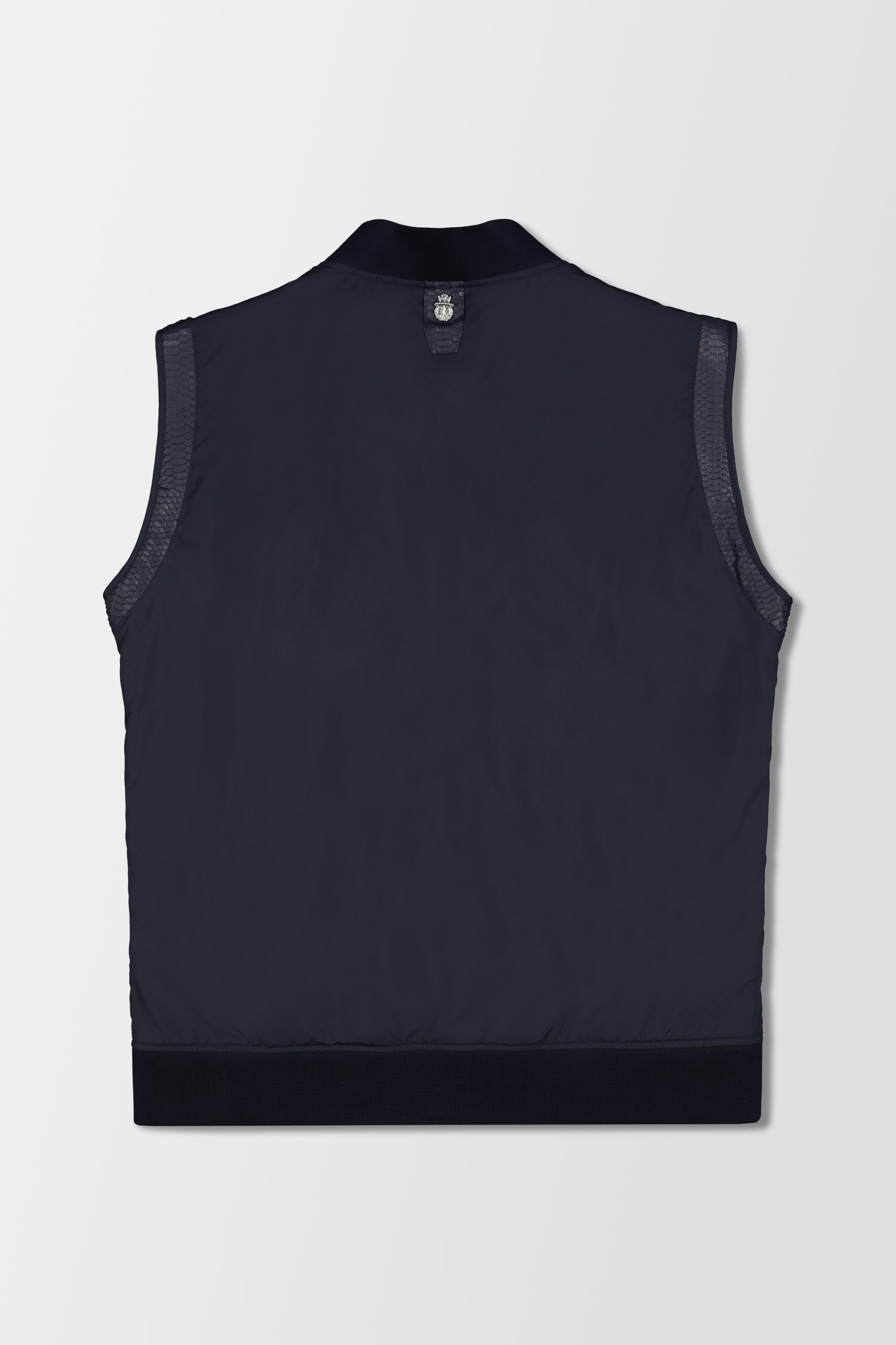 Billionaire Dark Blue Luxury Short Vest