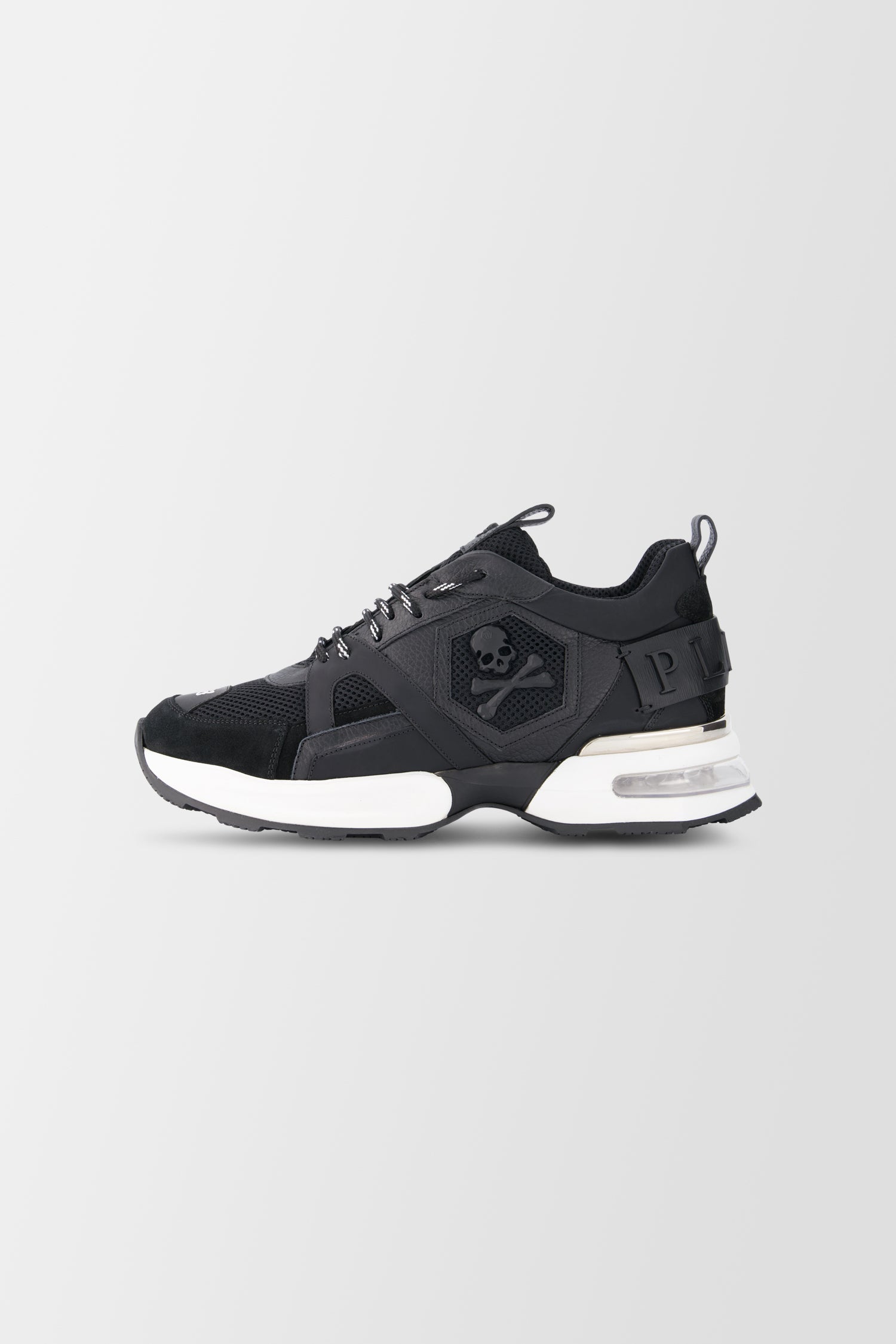 Philipp Plein Black Supercharged Sneakers