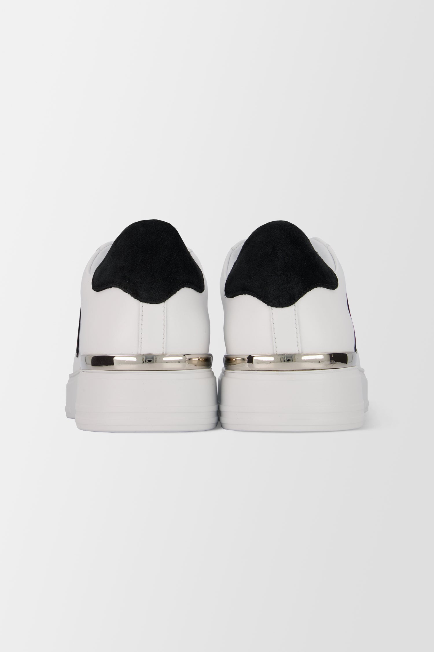 Billionaire Black Crest White Sneakers