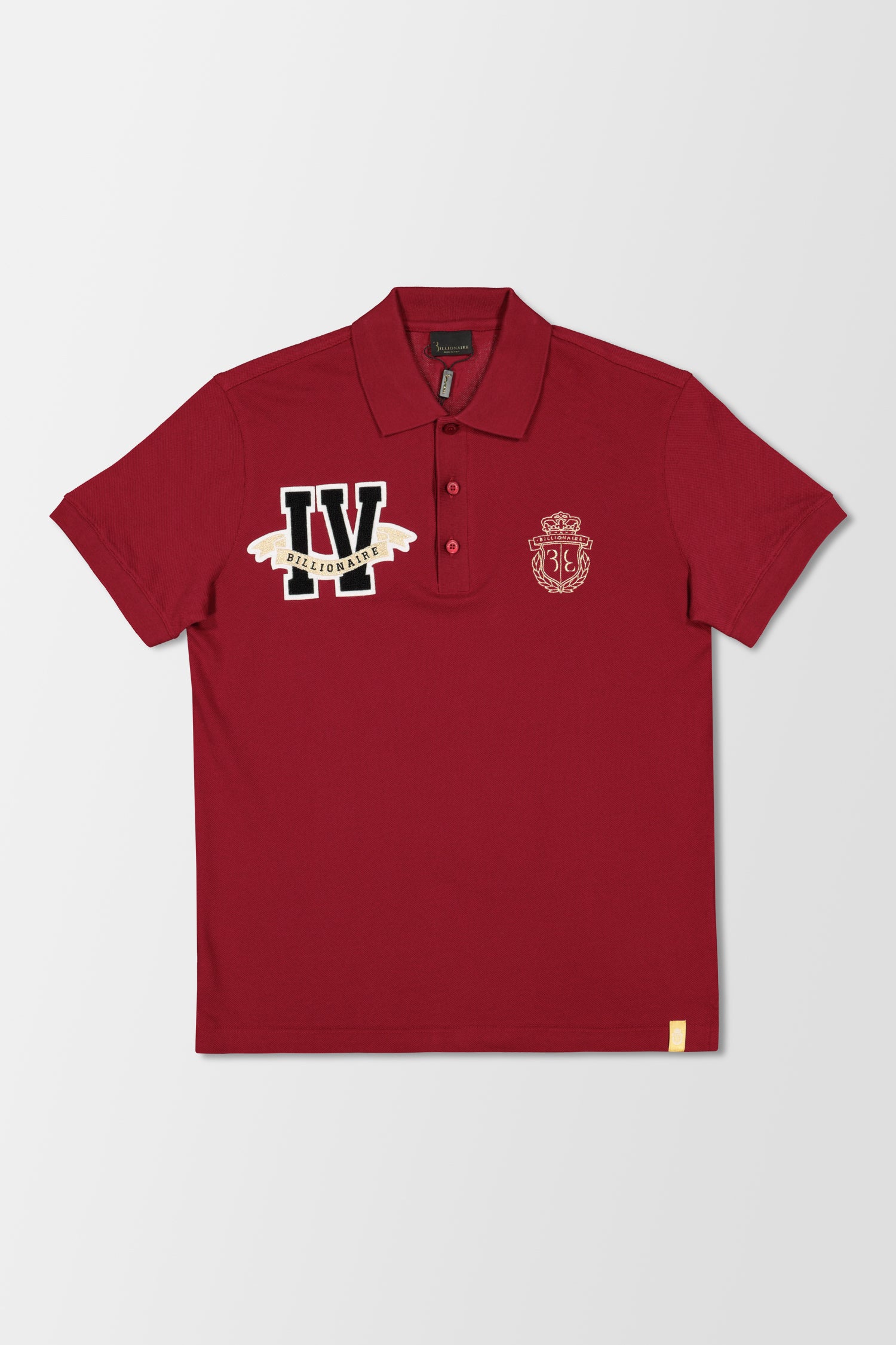 Billionaire Red SS Members Only Polo