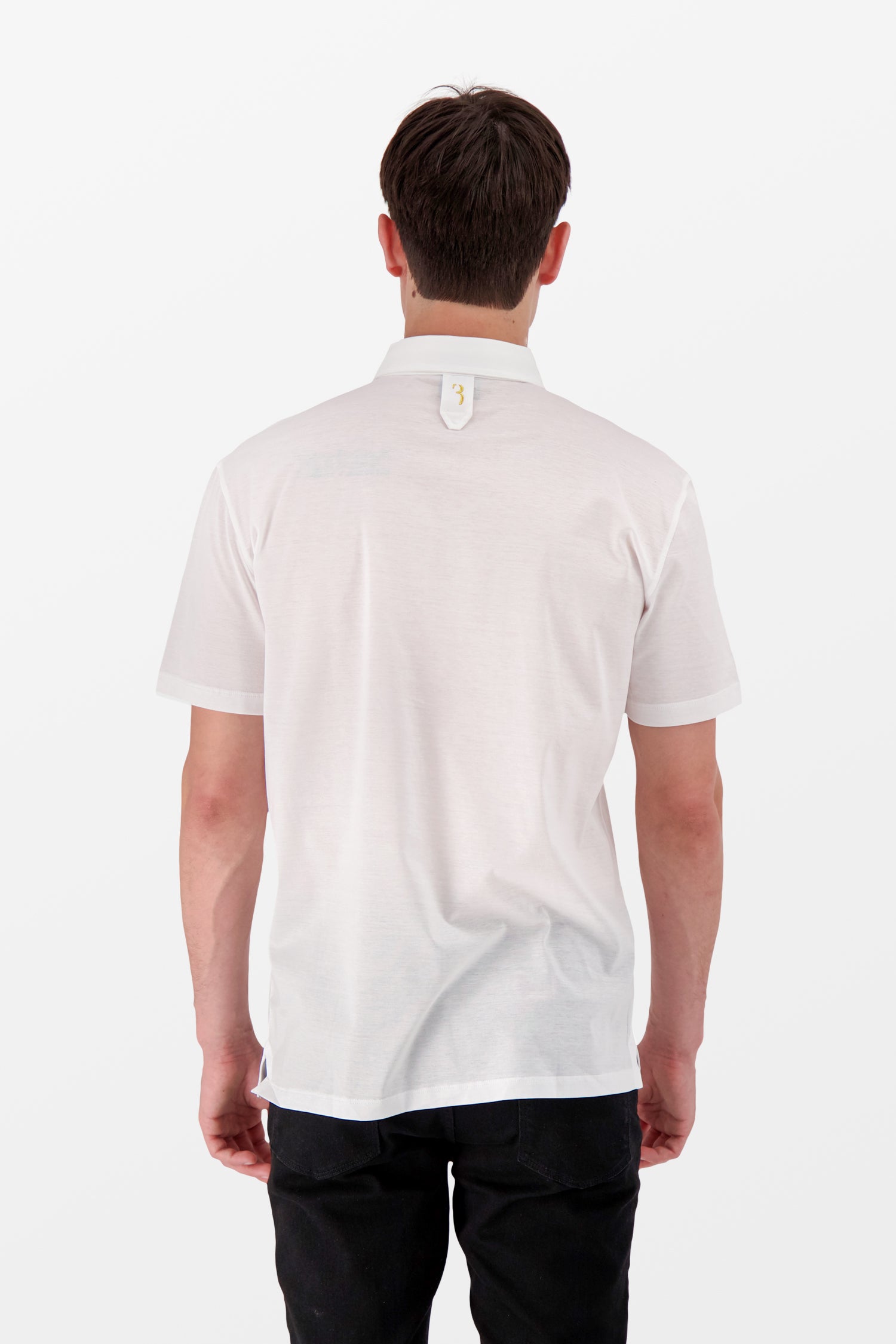 Billionaire White SS Crest Polo
