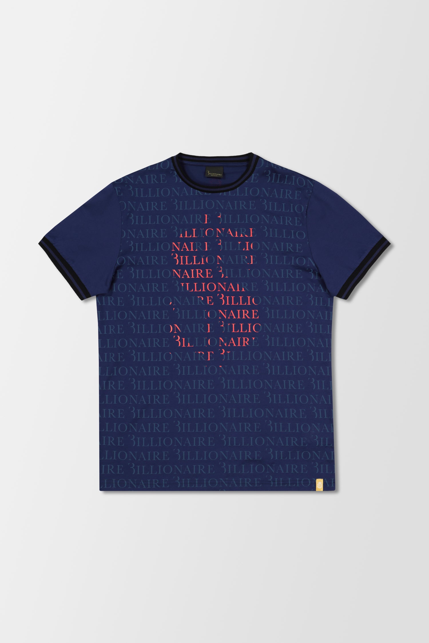 Billionaire Dark Blue SS Money T-Shirt