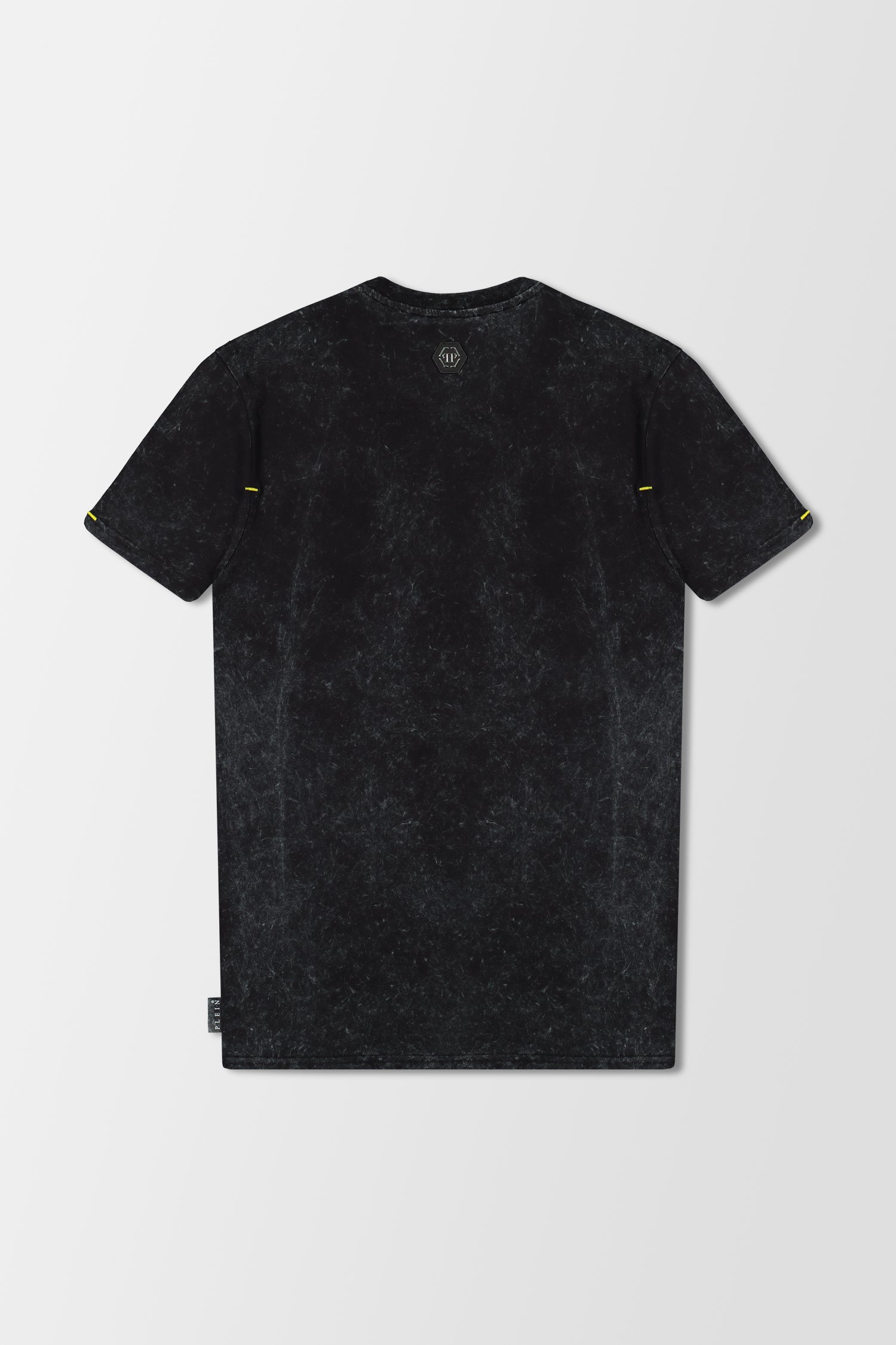 Philipp Plein Black Round Neck SS Evil Smile T-Shirt