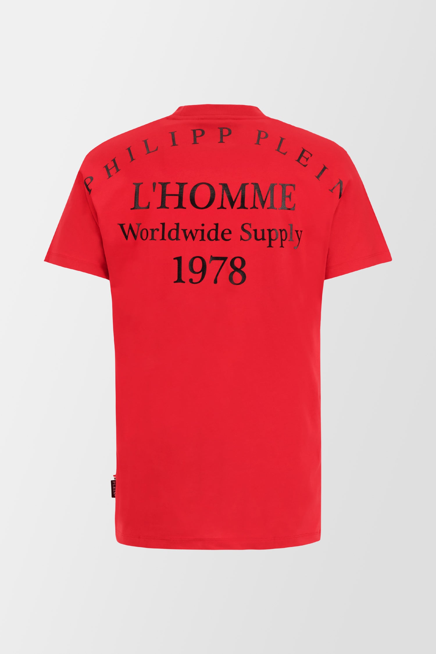 Philipp Plein Red Round Neck SS PP 1978 T-Shirt