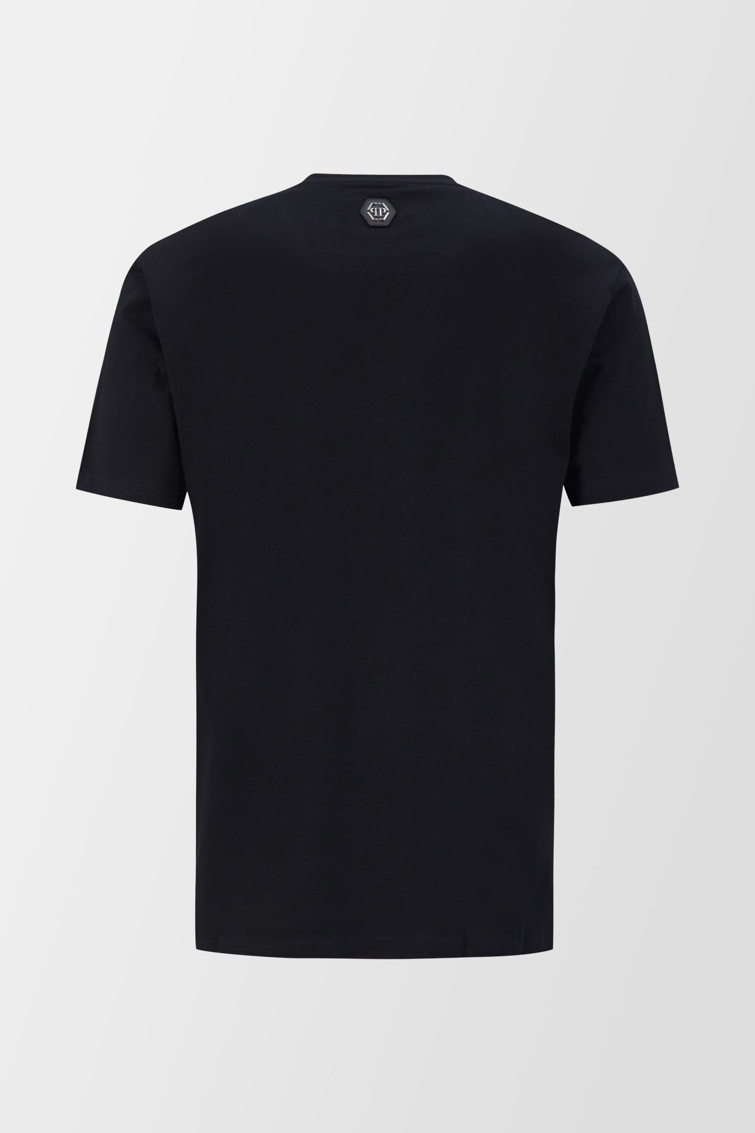 Philipp Plein Black Round Neck SS Lil’ $hark T-Shirt