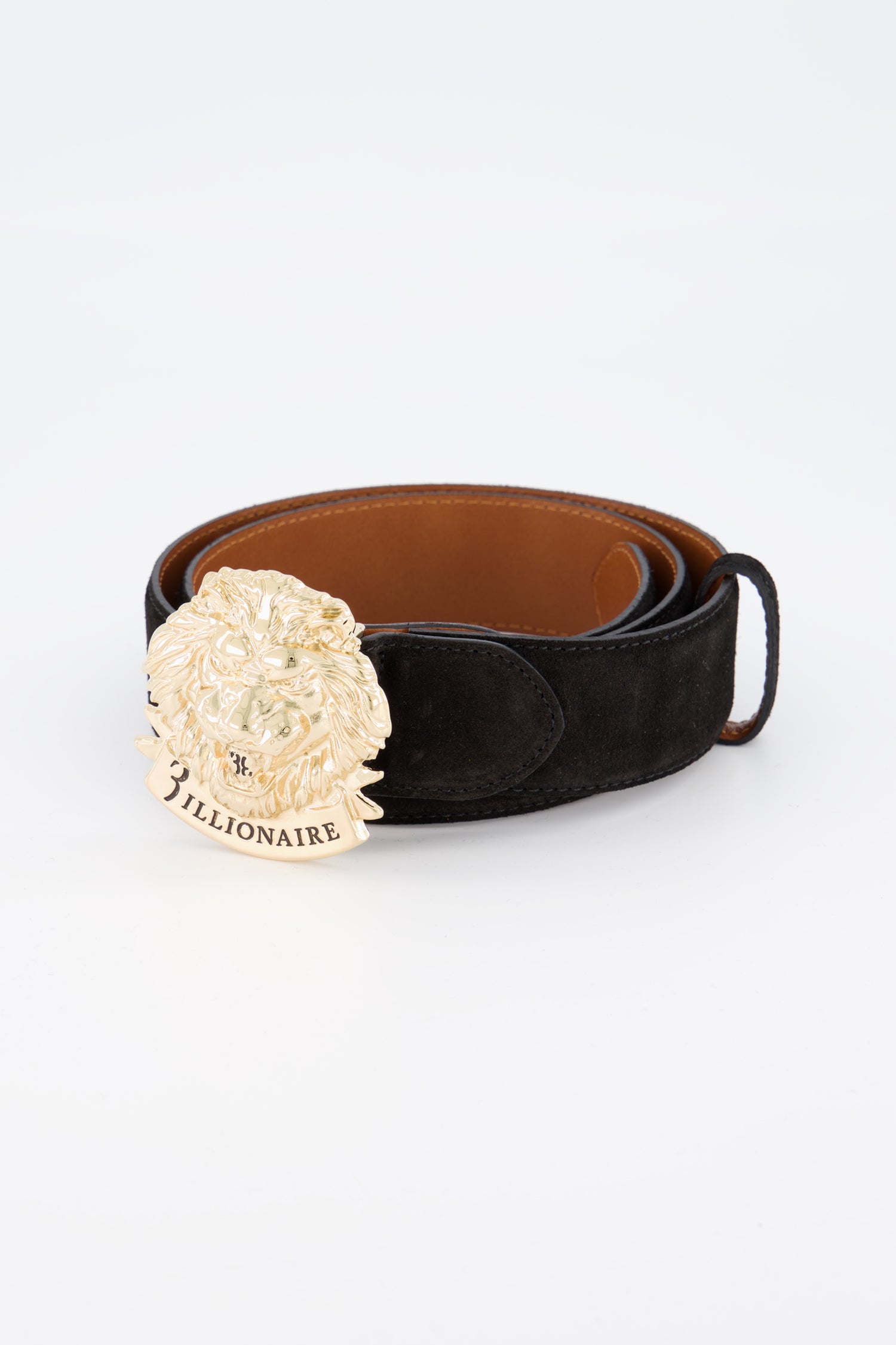Billionaire Black/Gold Belt Lion