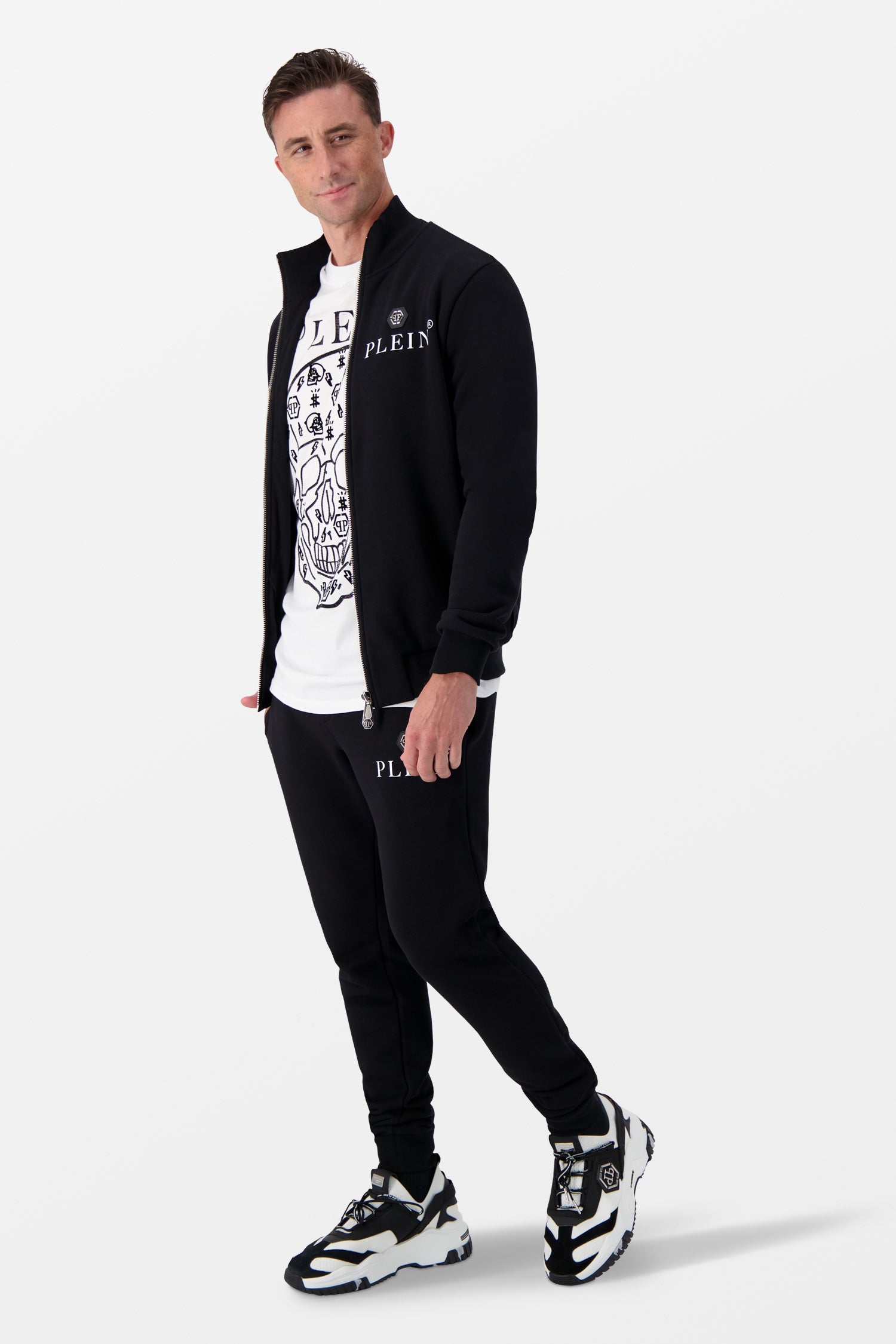 Survêtement de jogging noir Hexagon Philipp Plein