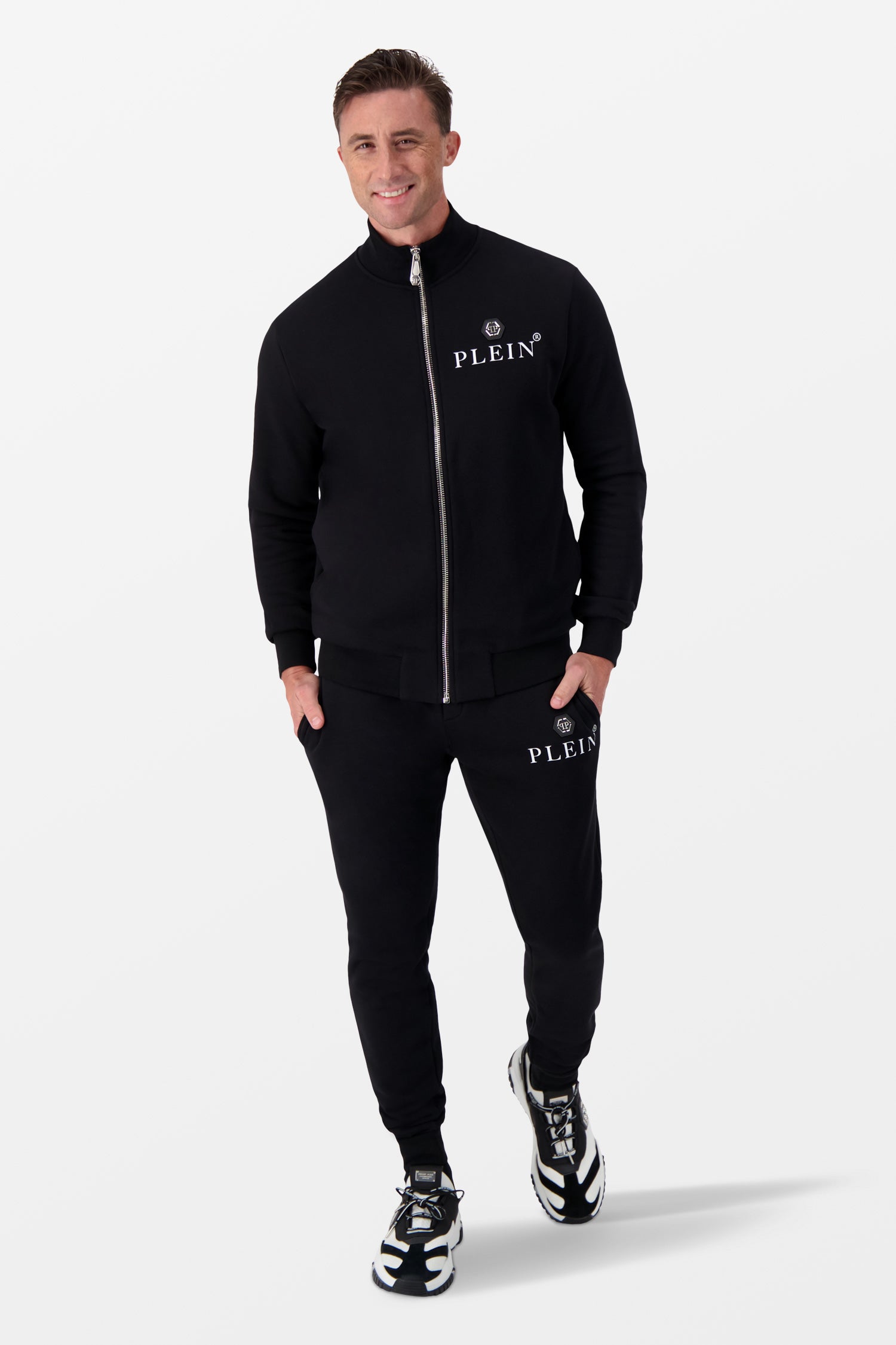 Survêtement de jogging noir Hexagon Philipp Plein