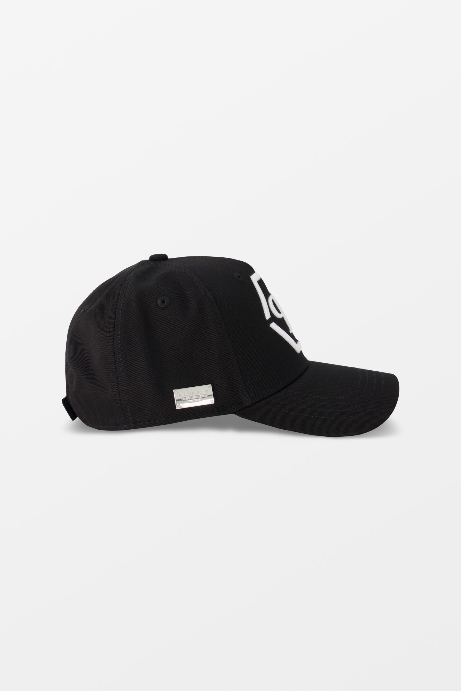 Philipp Plein Black Hexagon Baseball Cap