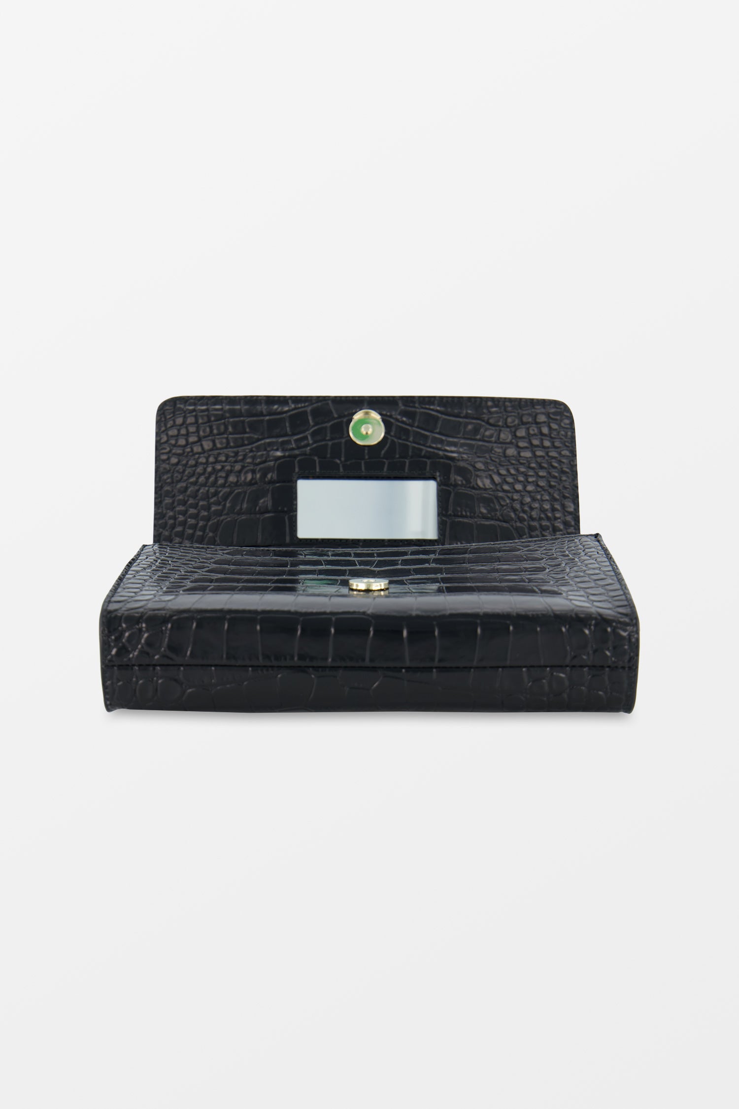 Philipp Plein Black Cocco Print Clutch