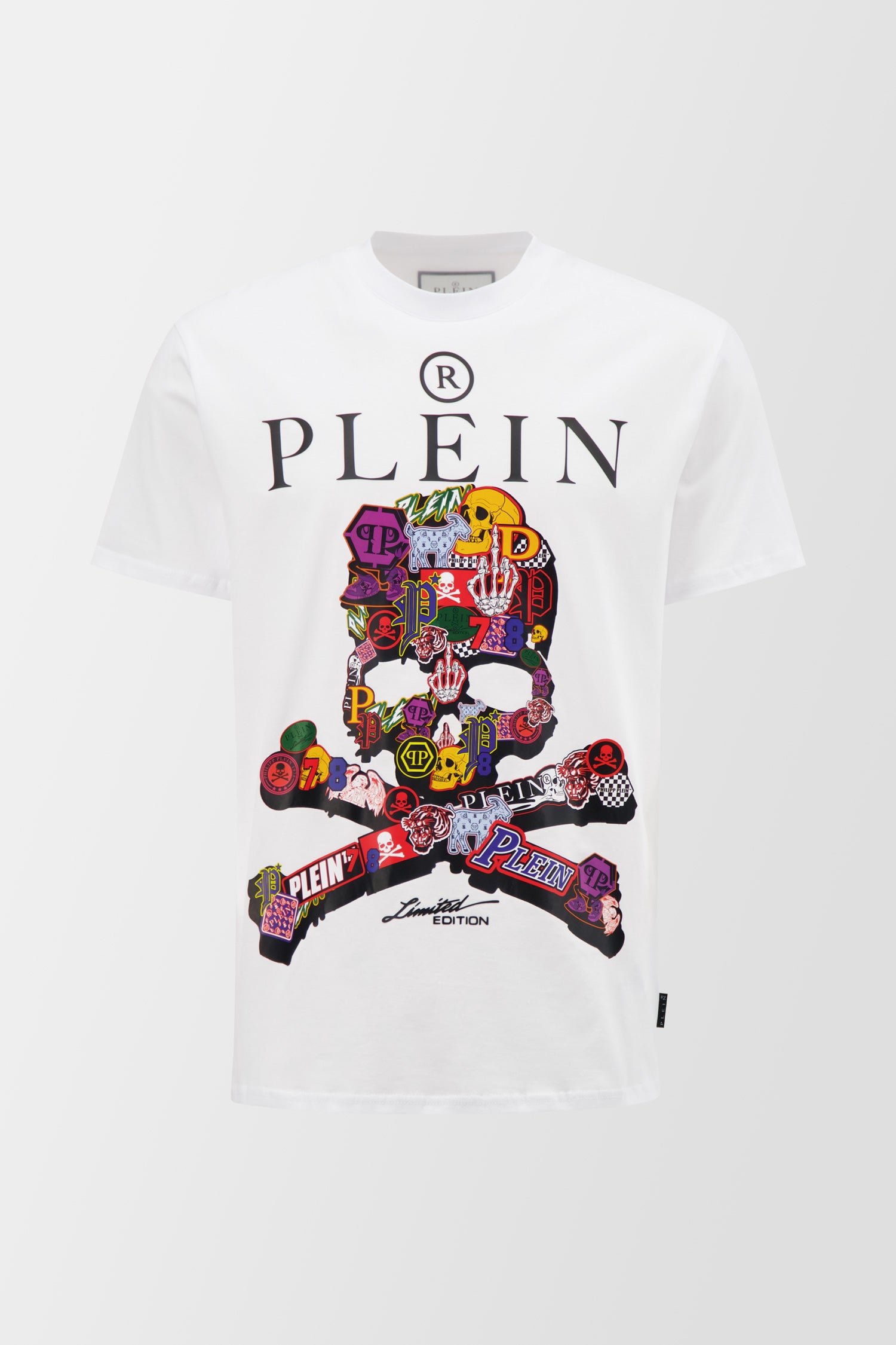 Buy Philipp Plein T-Shirt Round Neck Skull White | Men | White