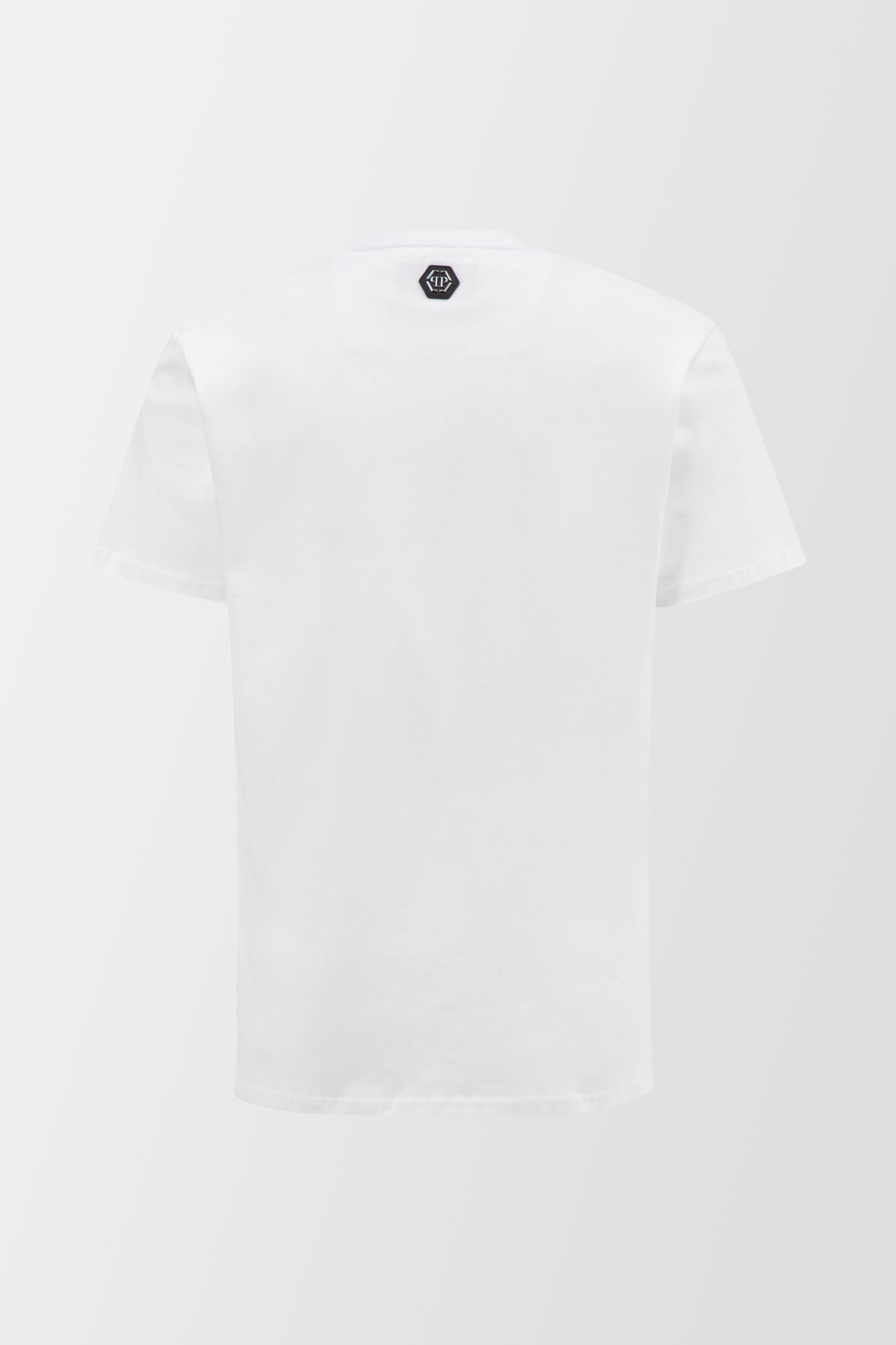 Philipp Plein White Round Neck Skull T-Shirt