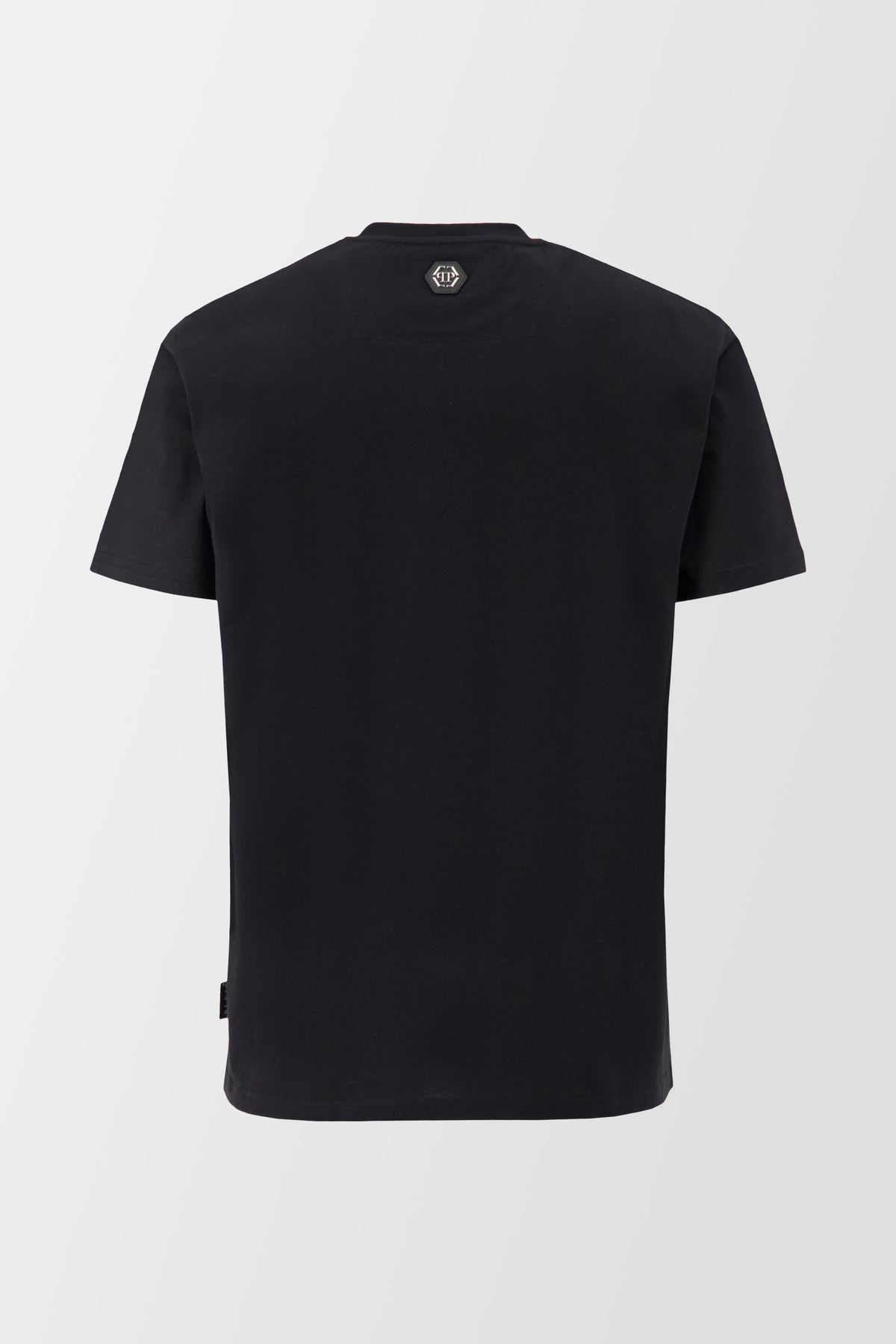 T-shirt Philipp Plein noir col rond imprimé tête de mort