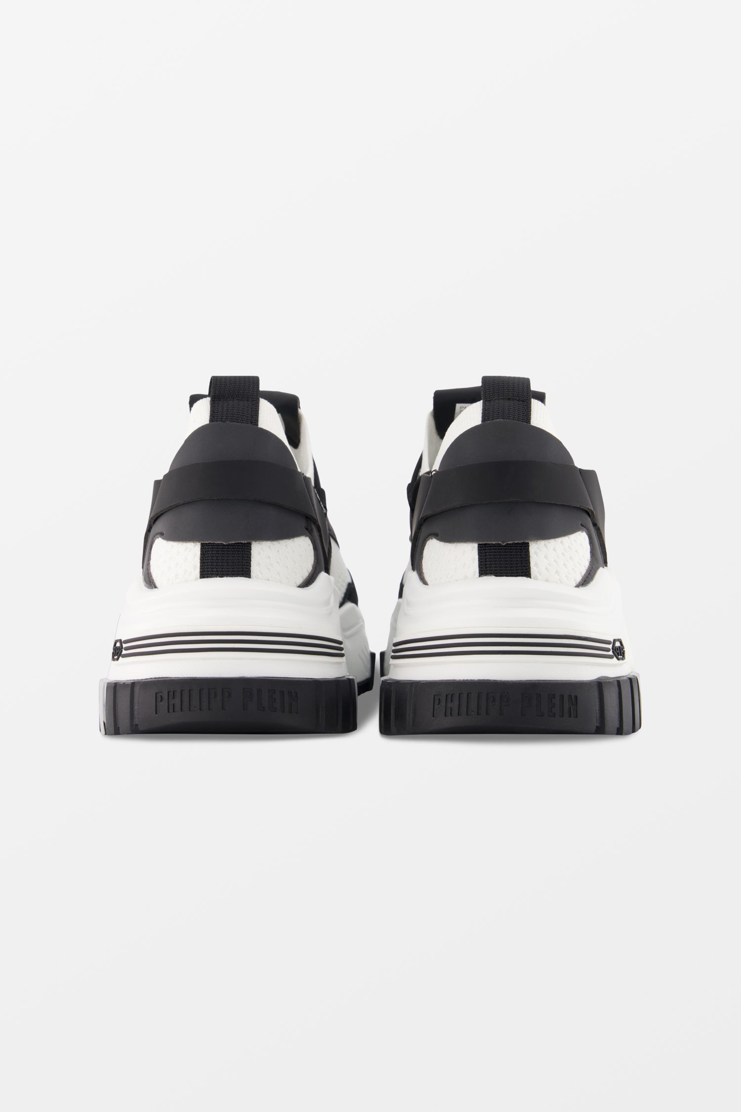 Philipp Plein Black & White Trainer Predator Sneakers