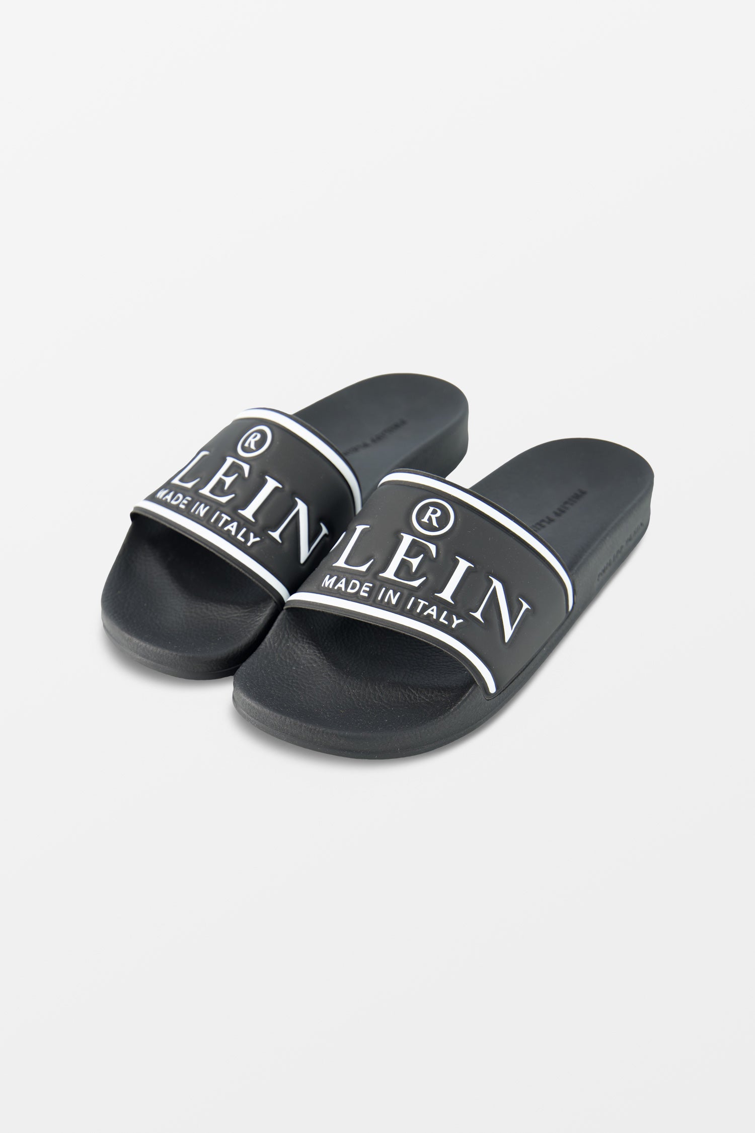 Tongs Philipp Plein noires Plein TM