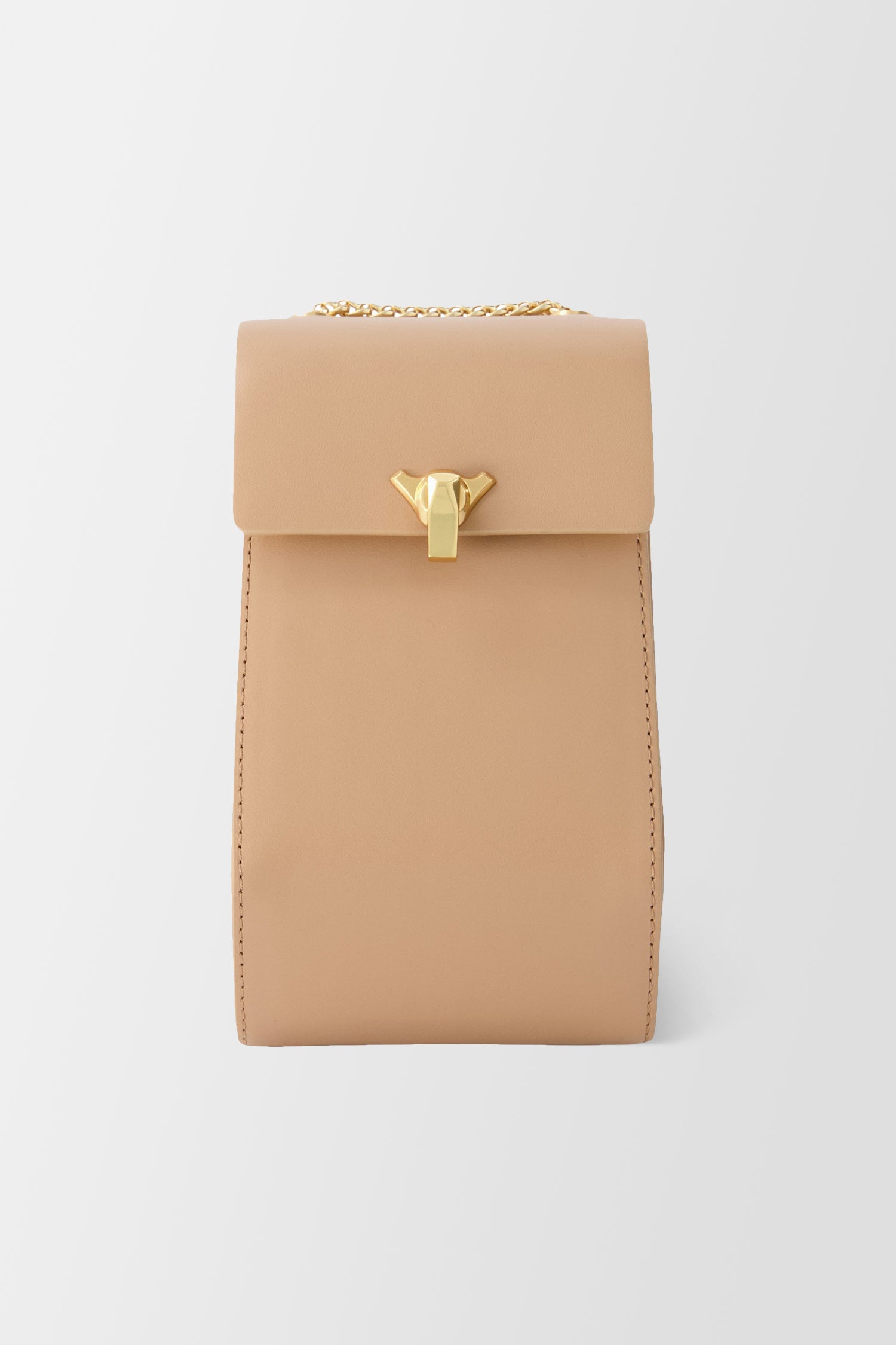 The Volon Beige Phone Case Bag