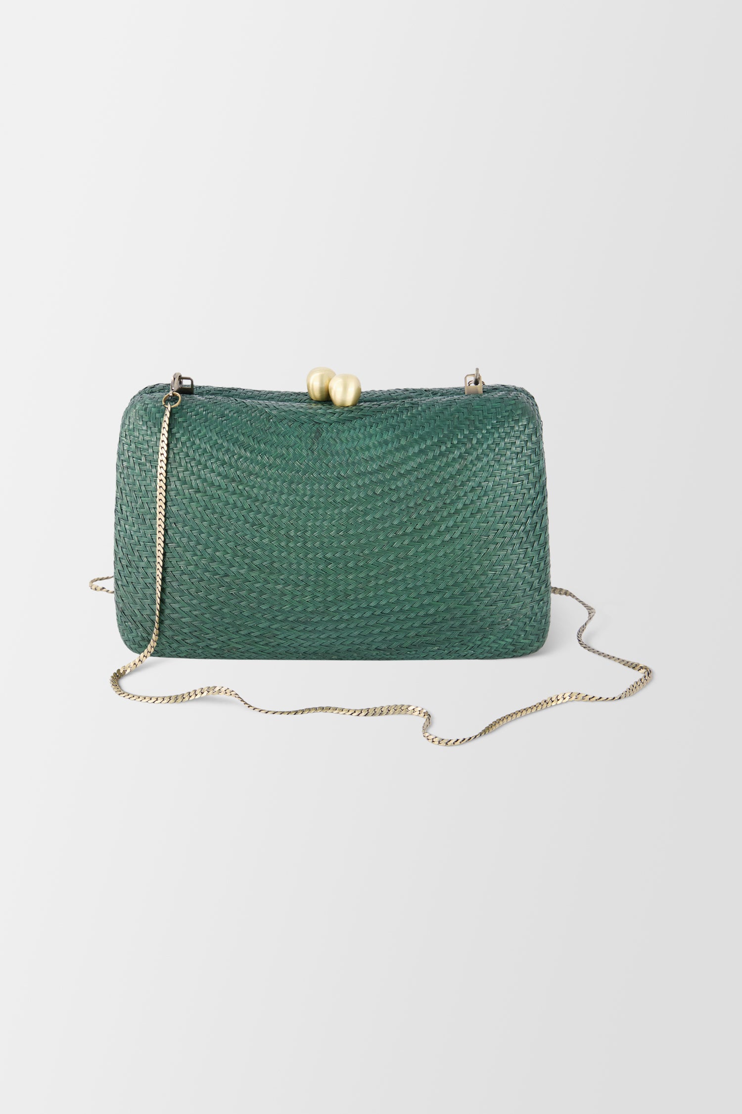 Serpui Green Marissa Bun Clutch