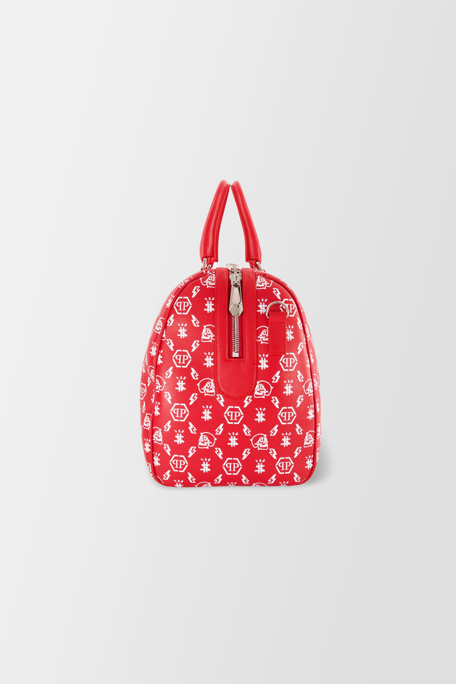 Philipp Plein Red Monogram Big Travel Bag