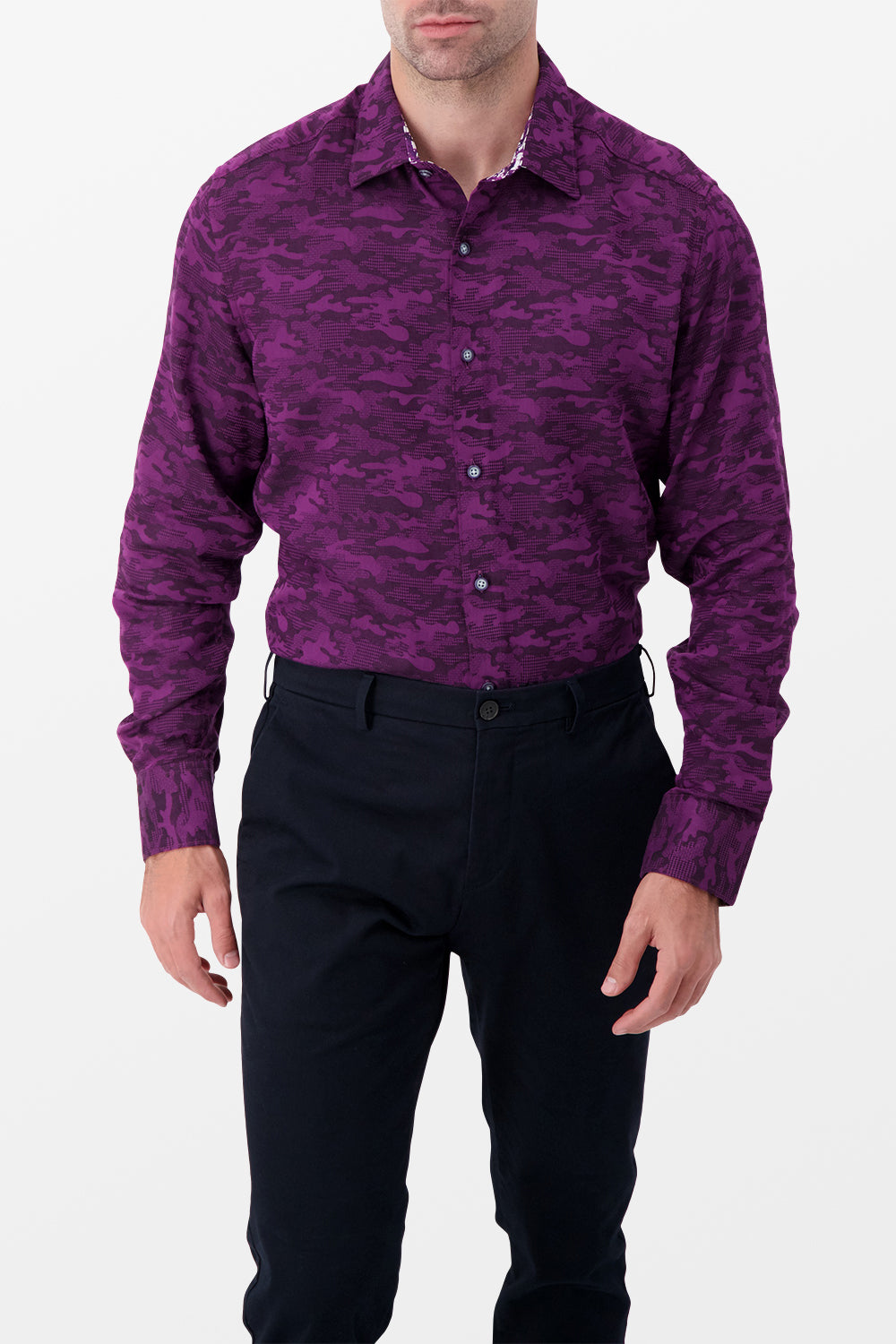 Robert Graham Purple Glory Days Shirt