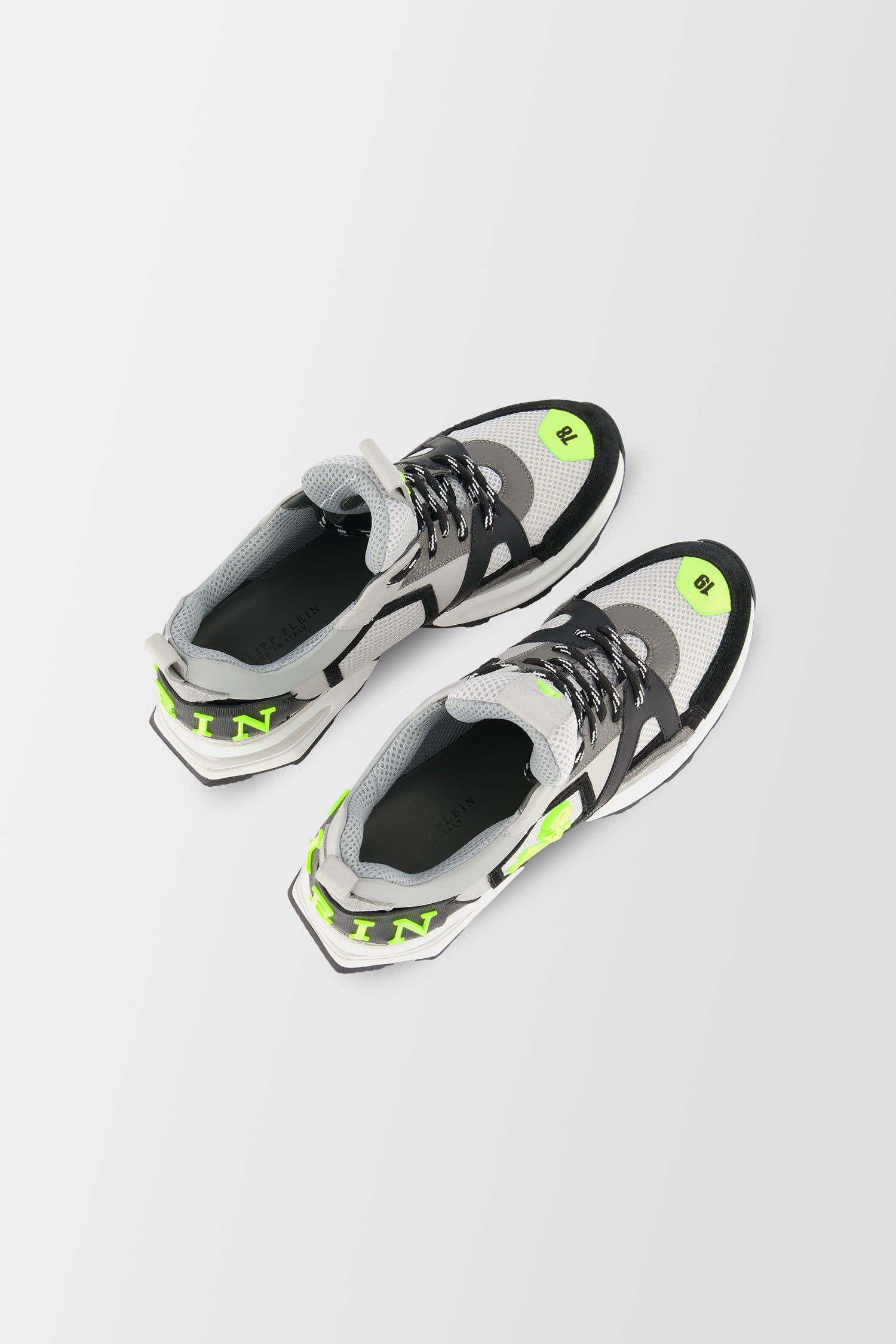 Philipp Plein Yellow Skull Sneakers