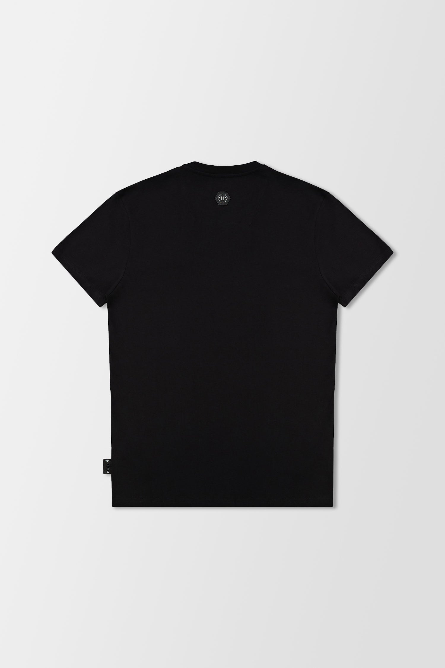 Philipp Plein Black/Neon Round Neck SS Skull Strass T-Shirt