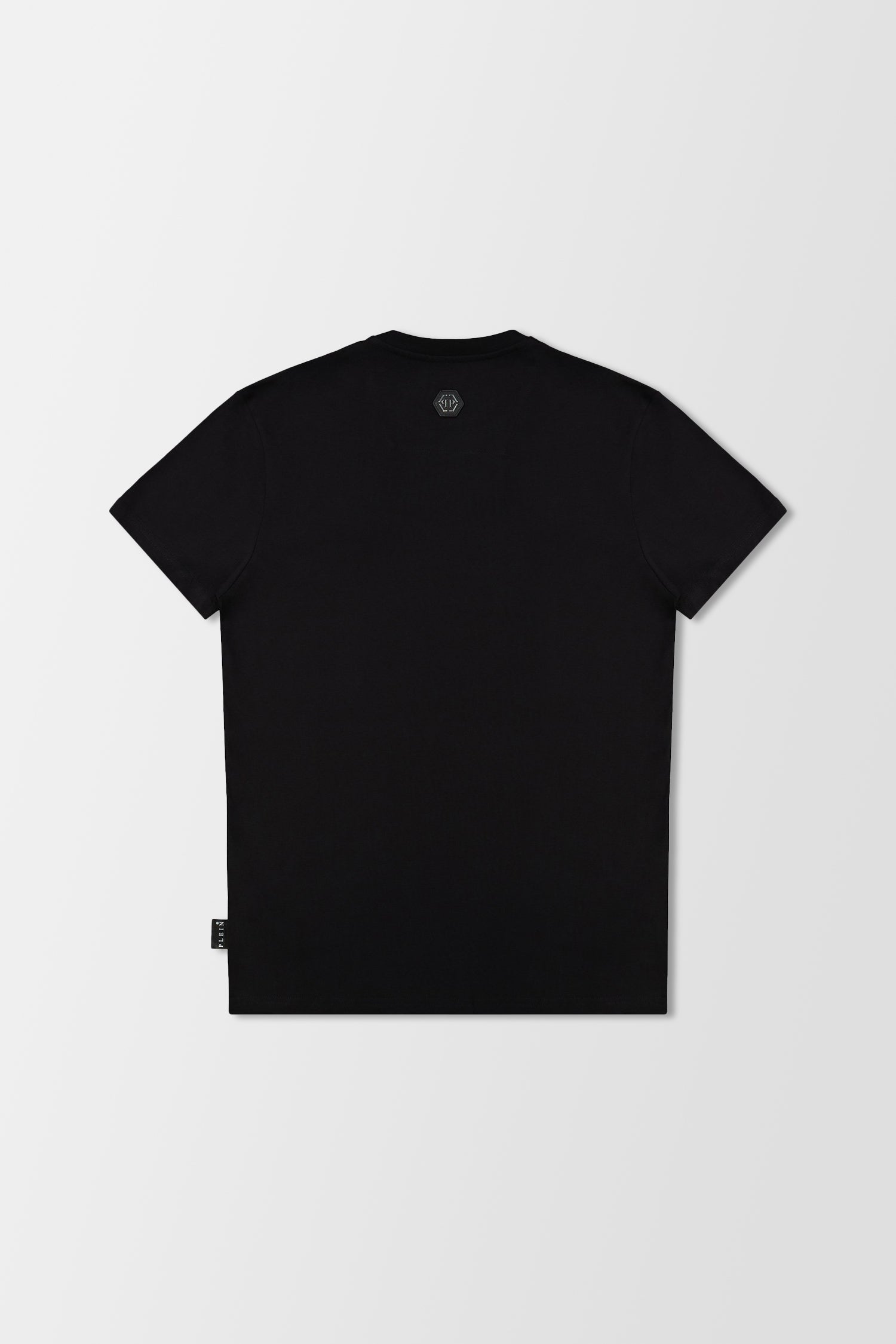Philipp Plein Black Round Neck SS Hexagon T-Shirt