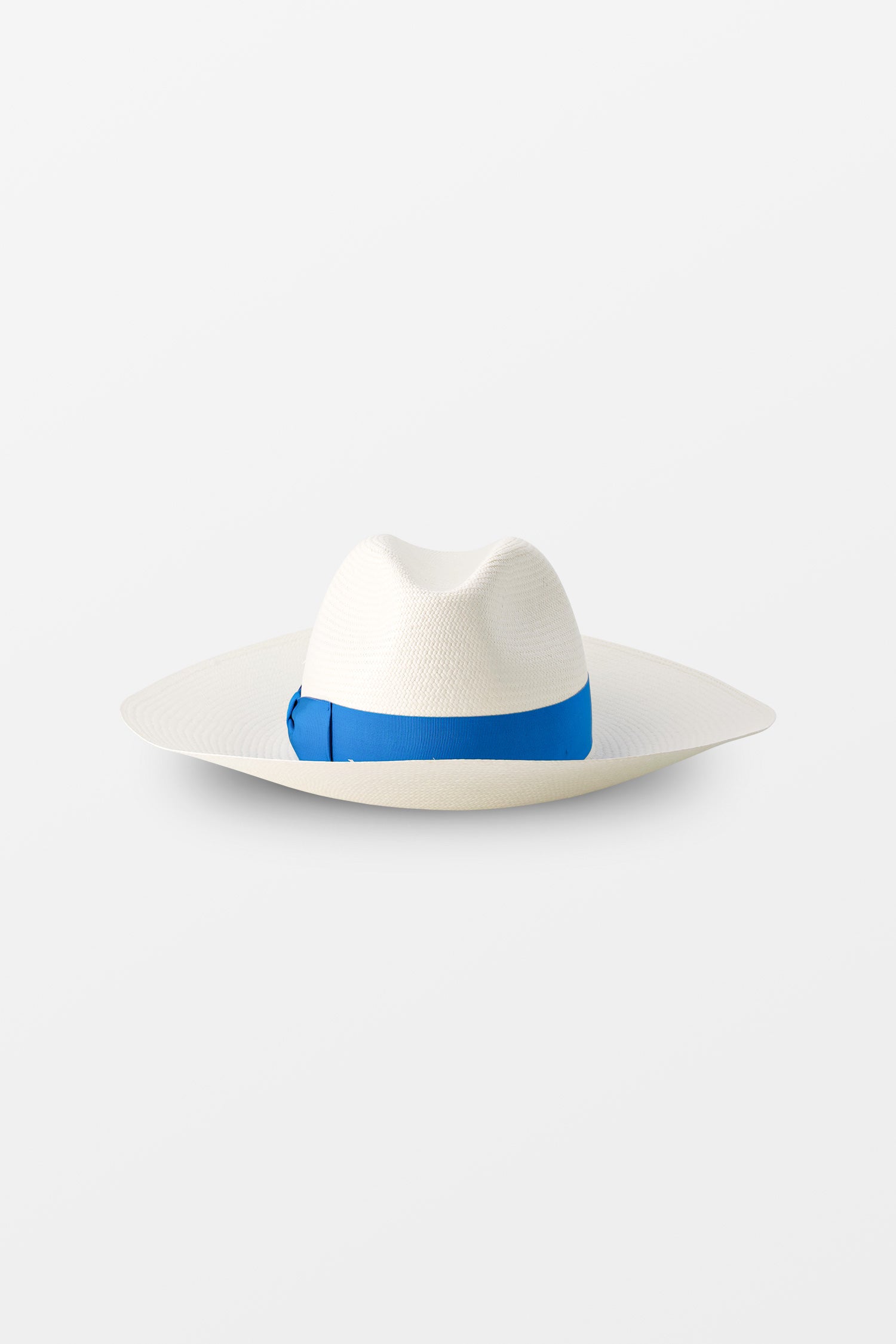 Borsalino White/Blue Panama Fine Sophie