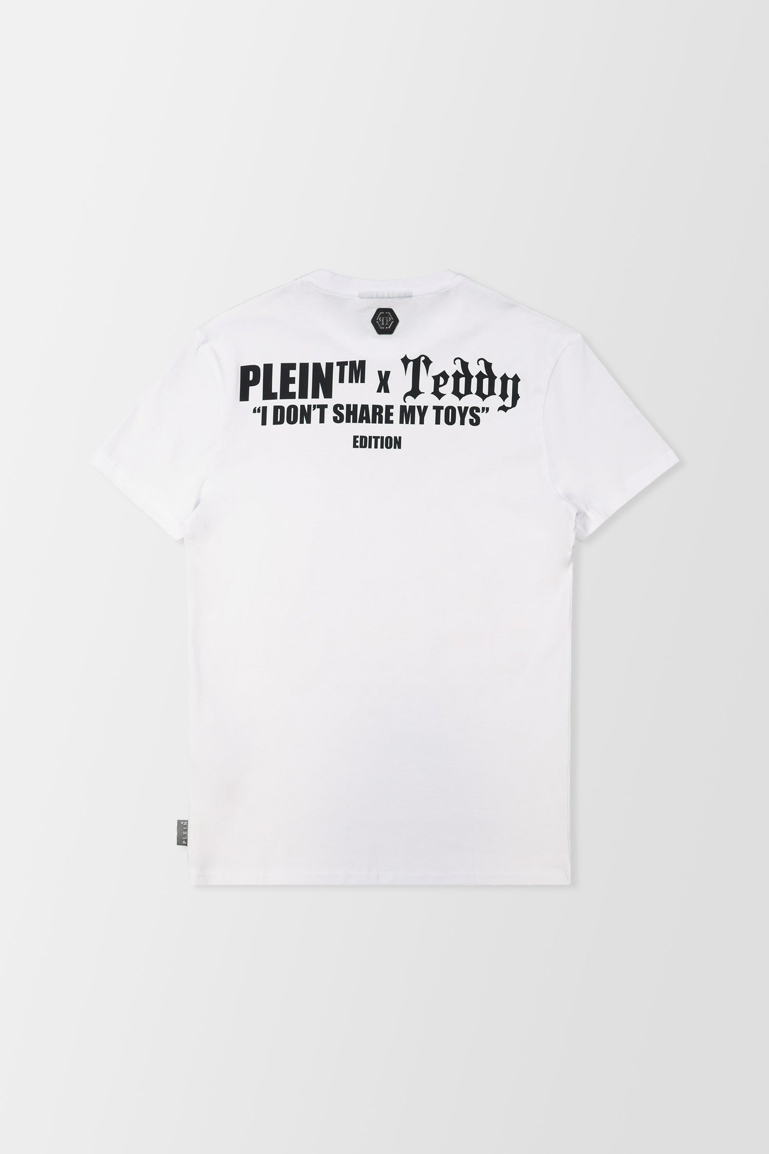 Philipp Plein White Round Neck SS Teddy Bear T-Shirt