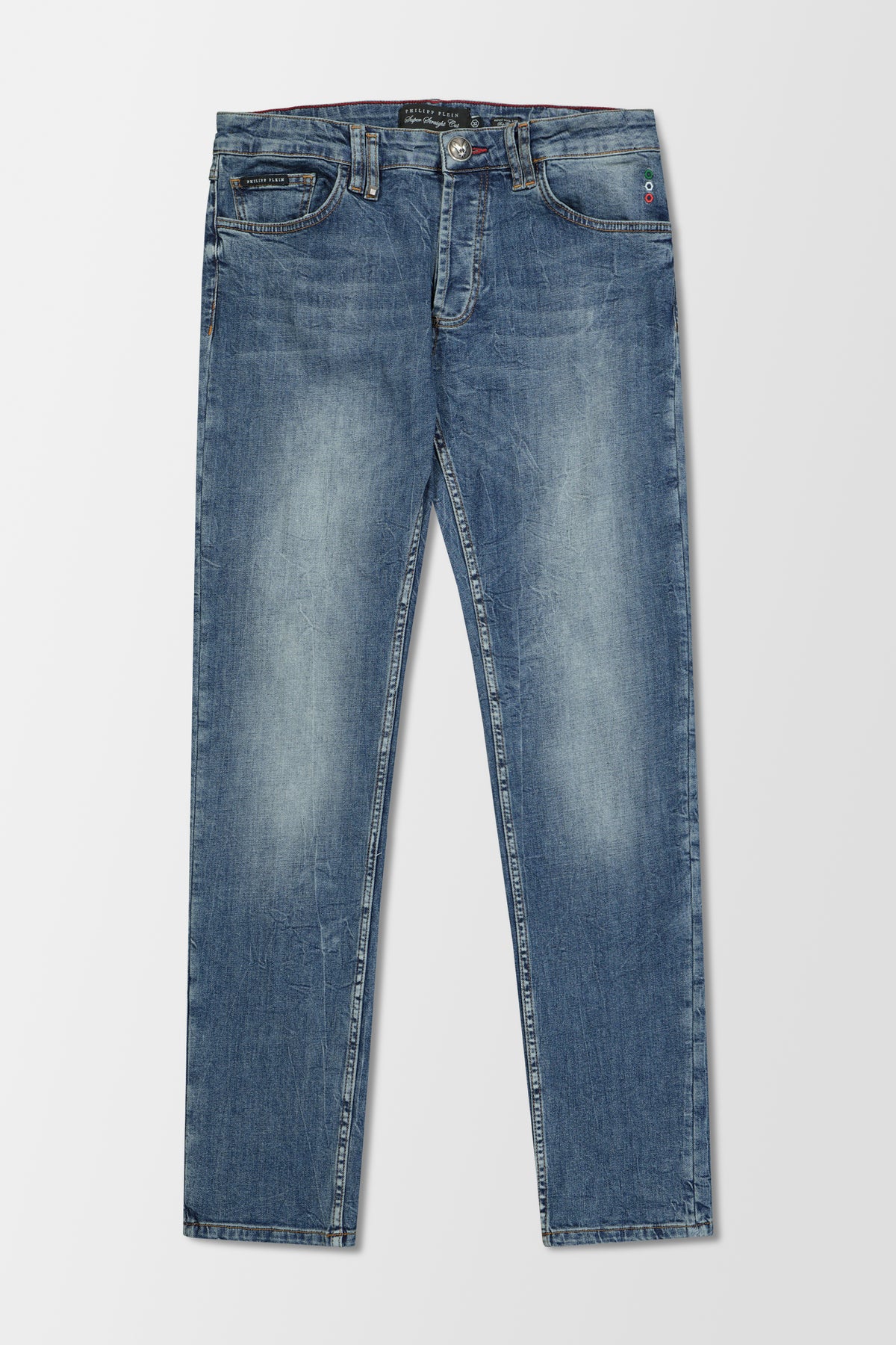Jeans Philipp Plein SUPER STRAIGHT CUT PLEIN STAR - Taille W32 - Neuf Sans Étiquette