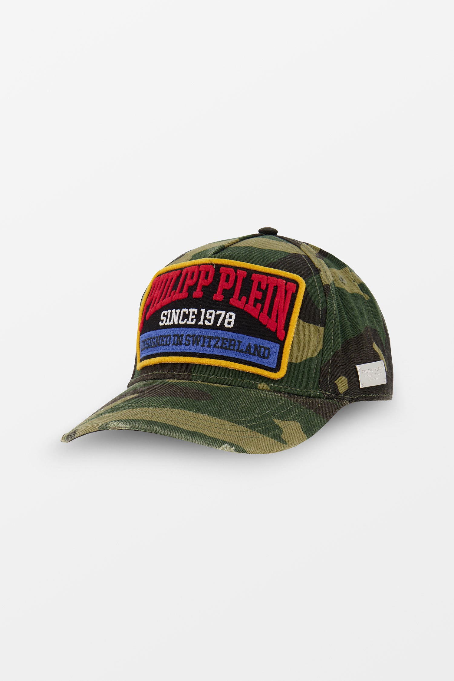Philipp Plein Camo Patch Cap