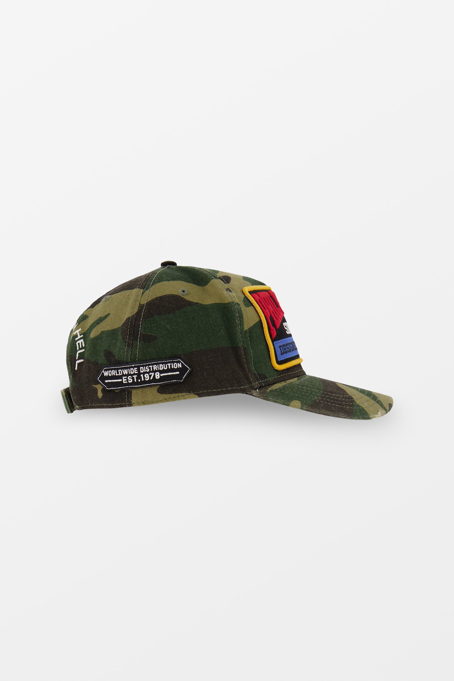 Philipp Plein Camo Patch Cap