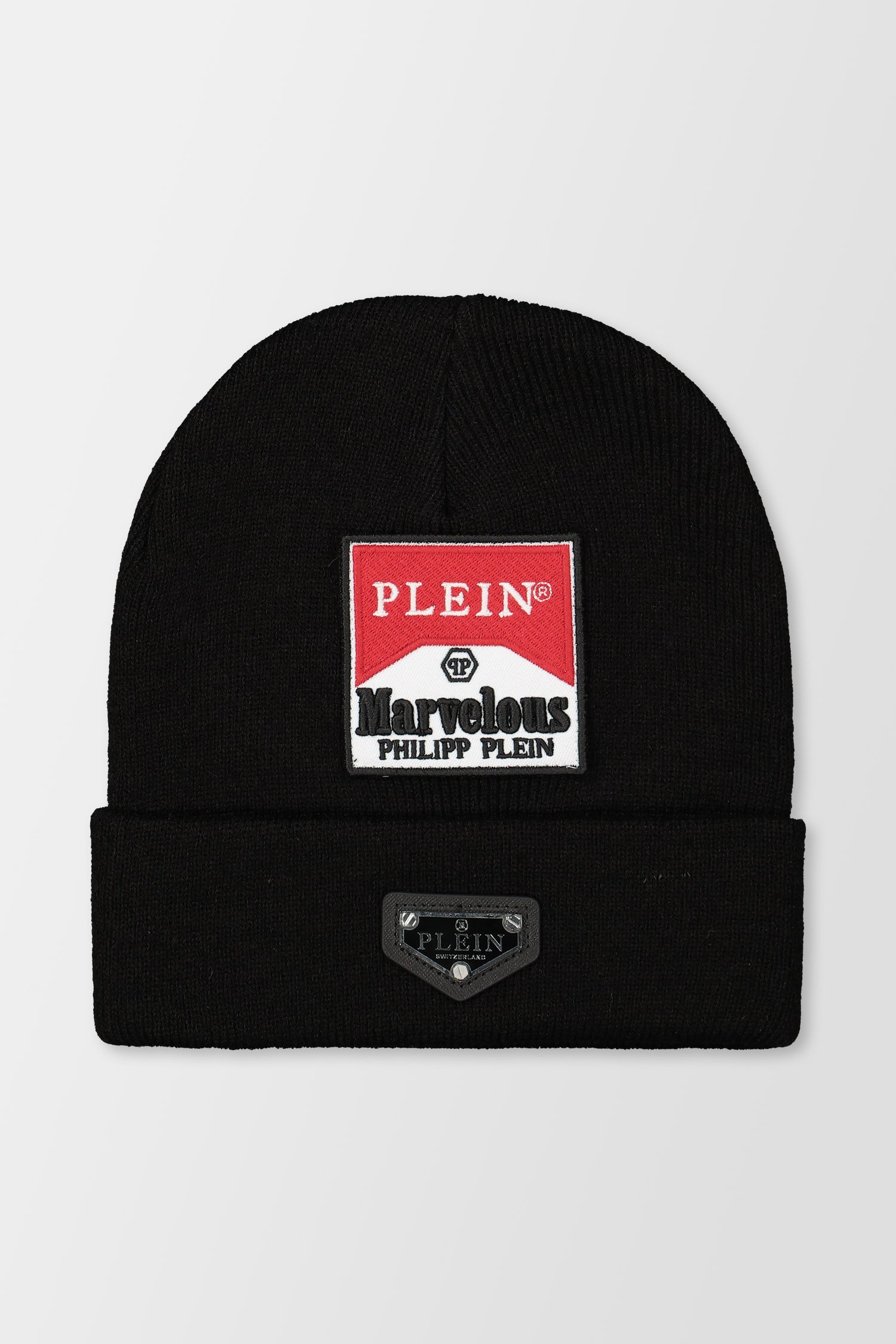 Philipp Plein Black Marvelous Wool Hat