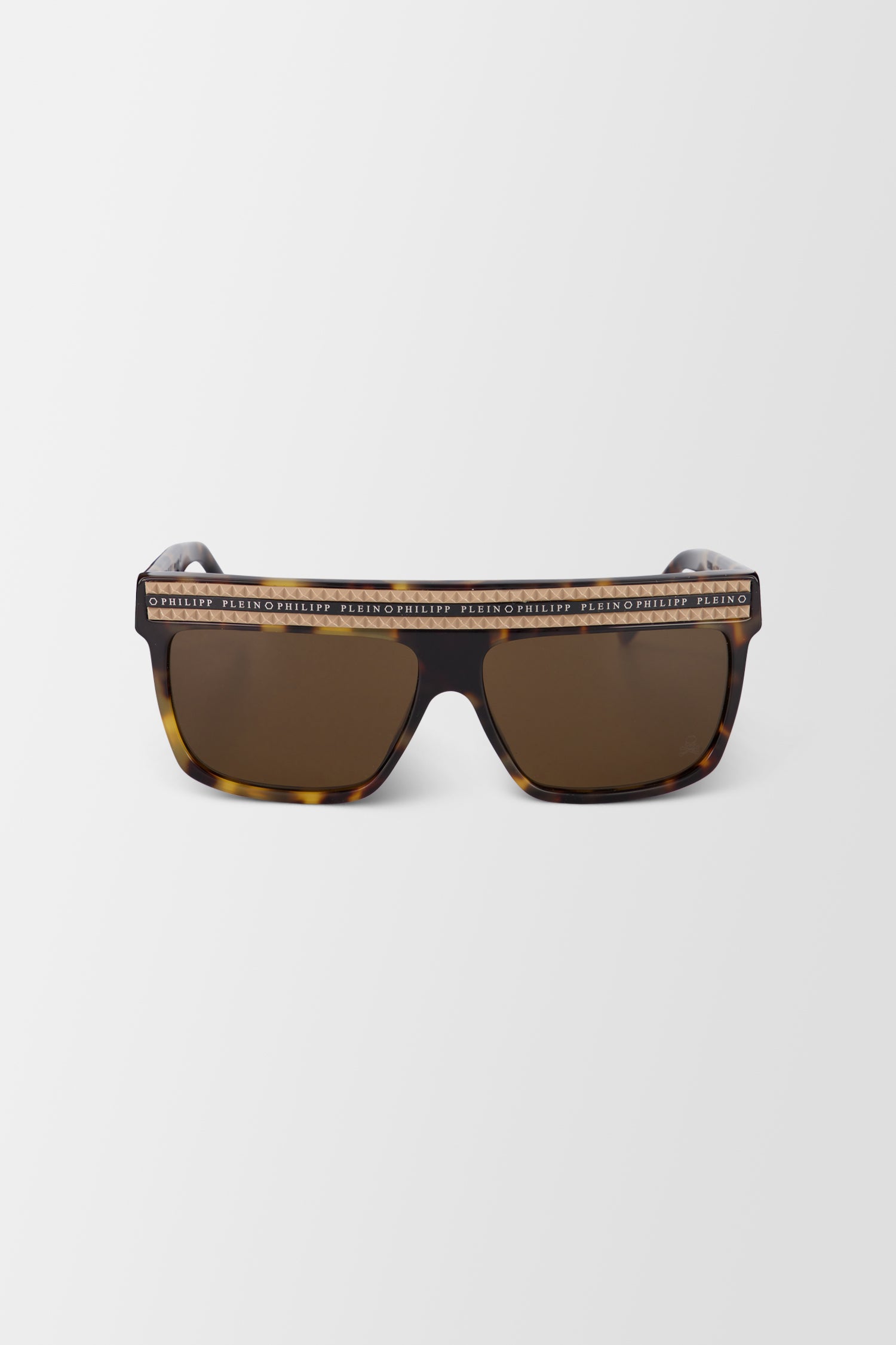 Philipp Plein Beige/Marrone Sunglasses