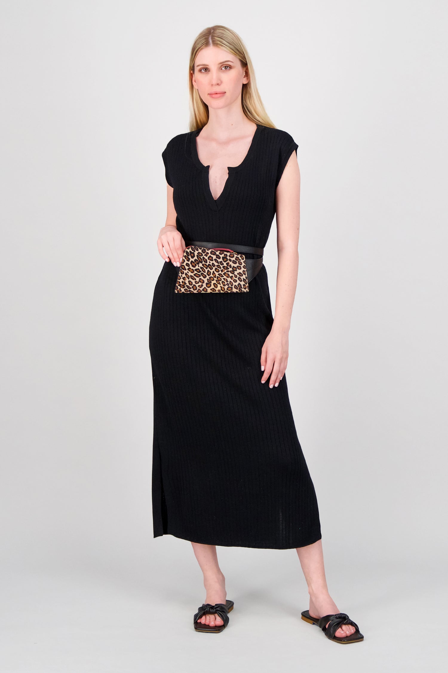 The Volon Leopard Dia Belt Bag