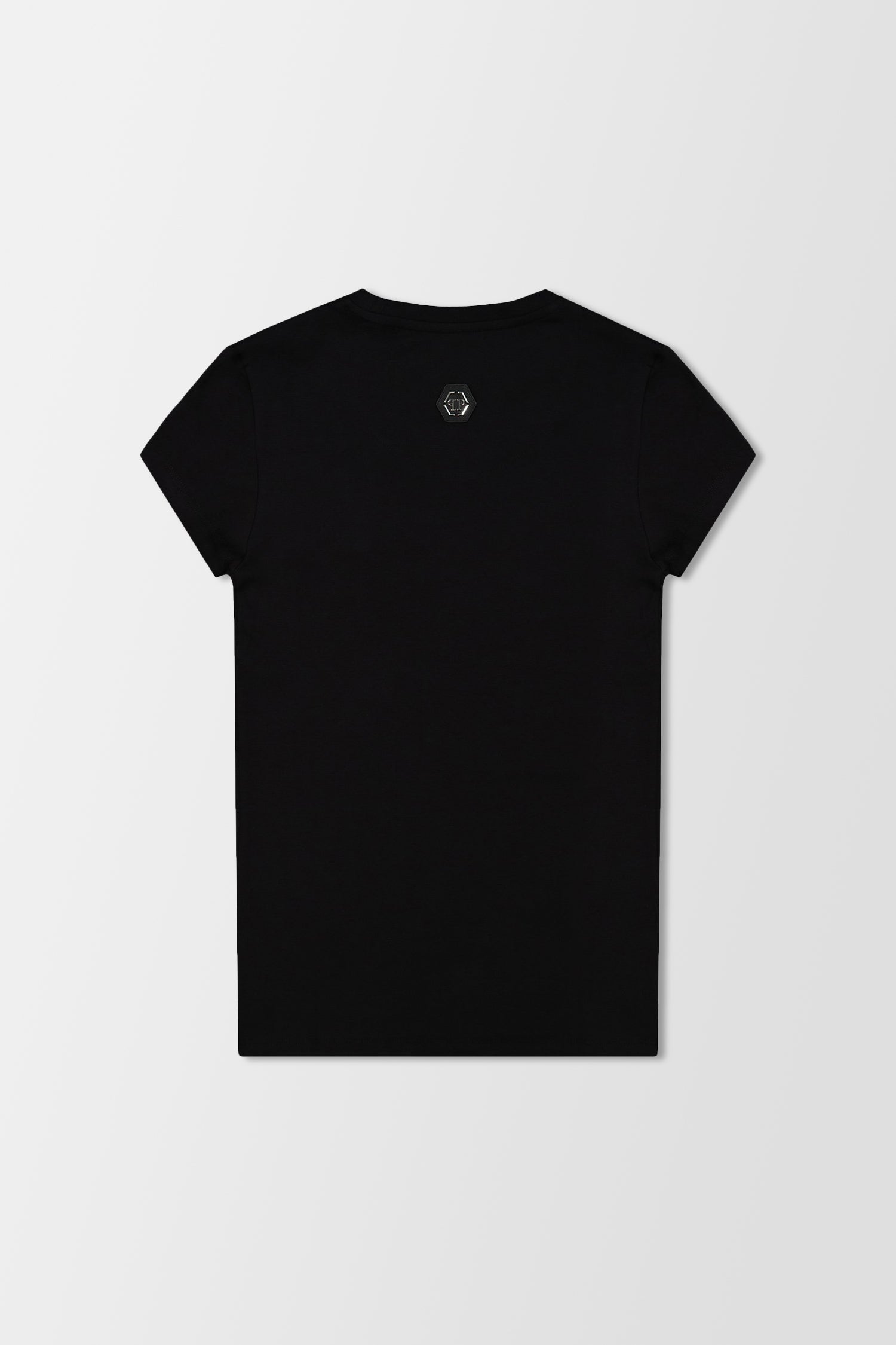 Philipp Plein Black Round Neck SS Teddy Bear T-Shirt