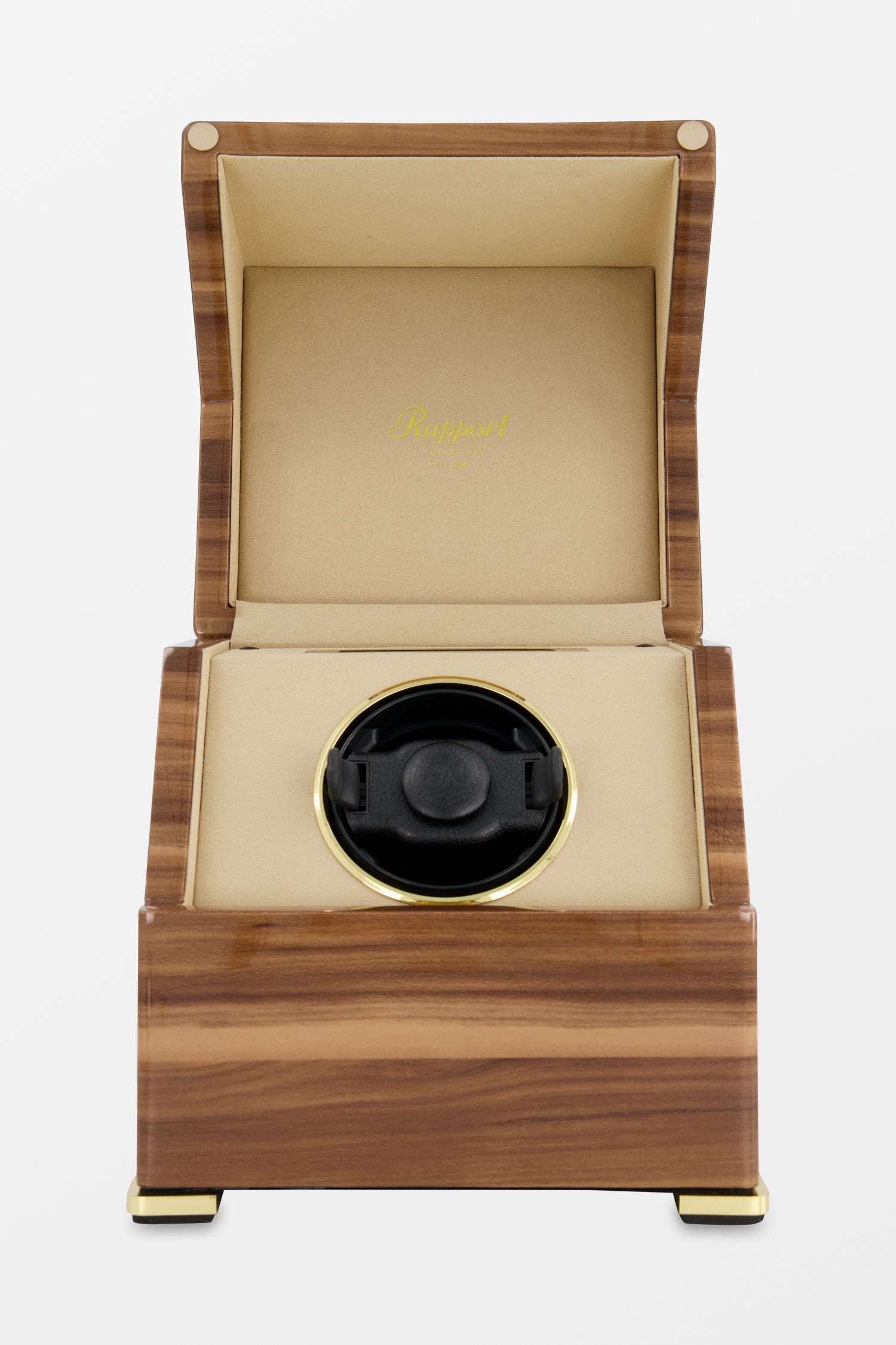 Rapport Walnut Perpetua III Single Watch Winder