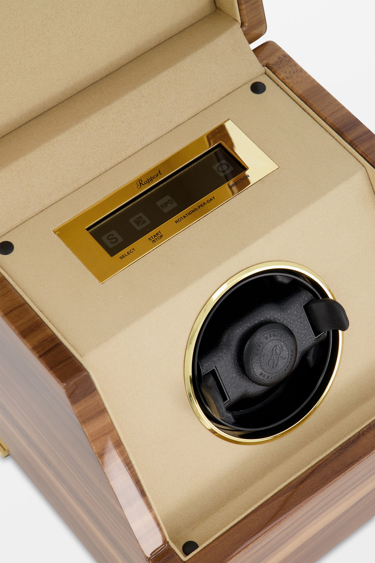 Rapport Walnut Perpetua III Single Watch Winder