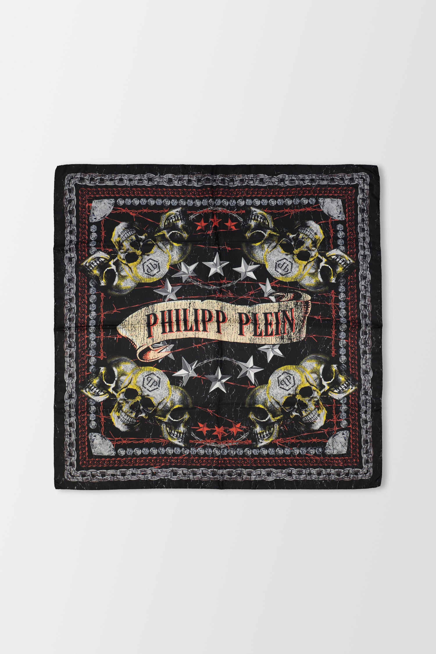 Philipp Plein Multicolor Square Scarf