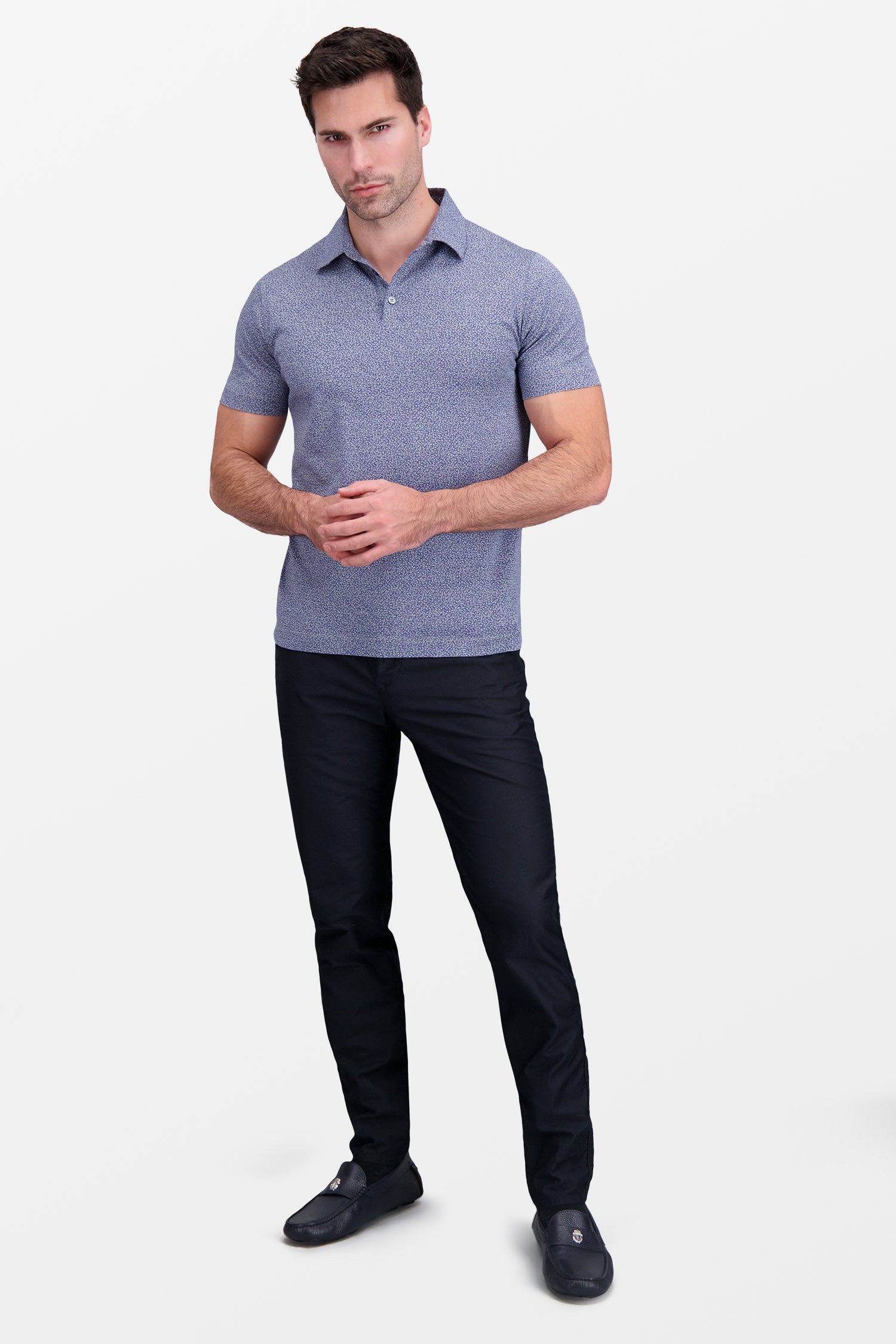 Zanone Blue Classic Polo