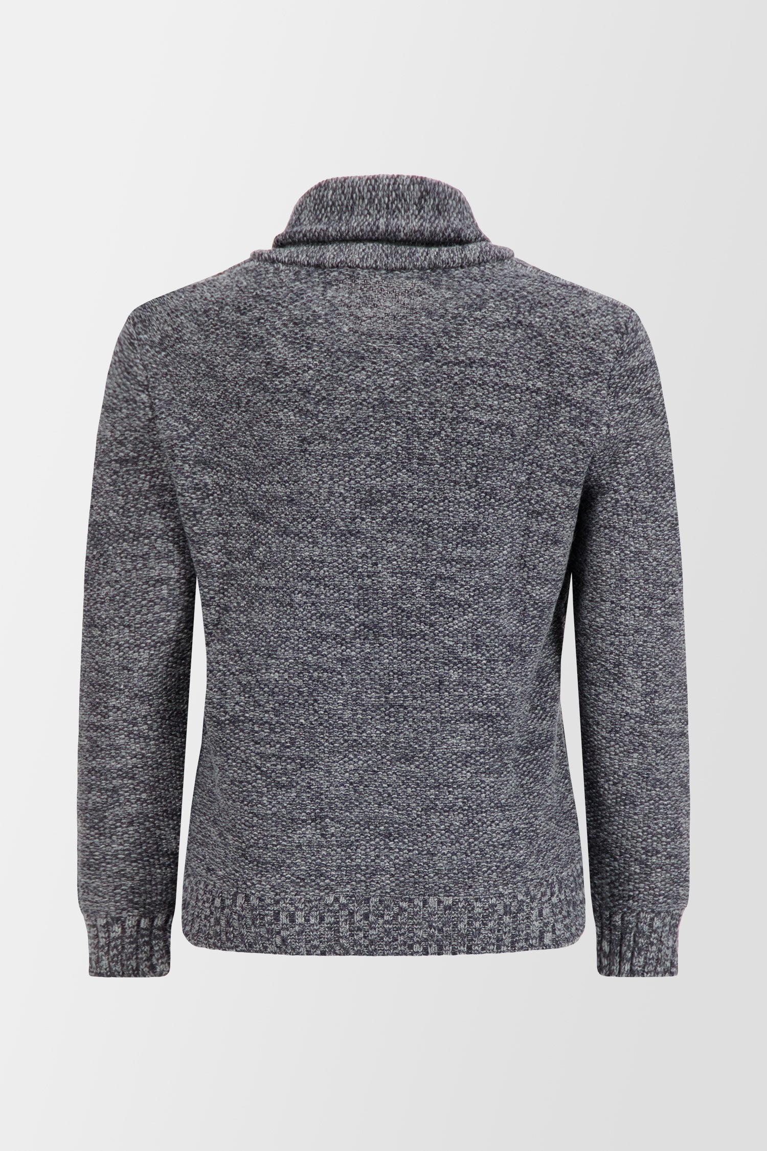 Zanone Grey Pescatore Surmounted V Neck Sweater