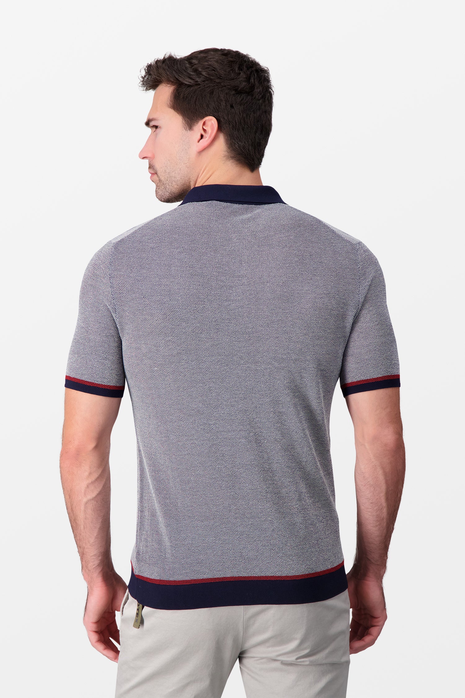 Zanone Grey Classic Polo