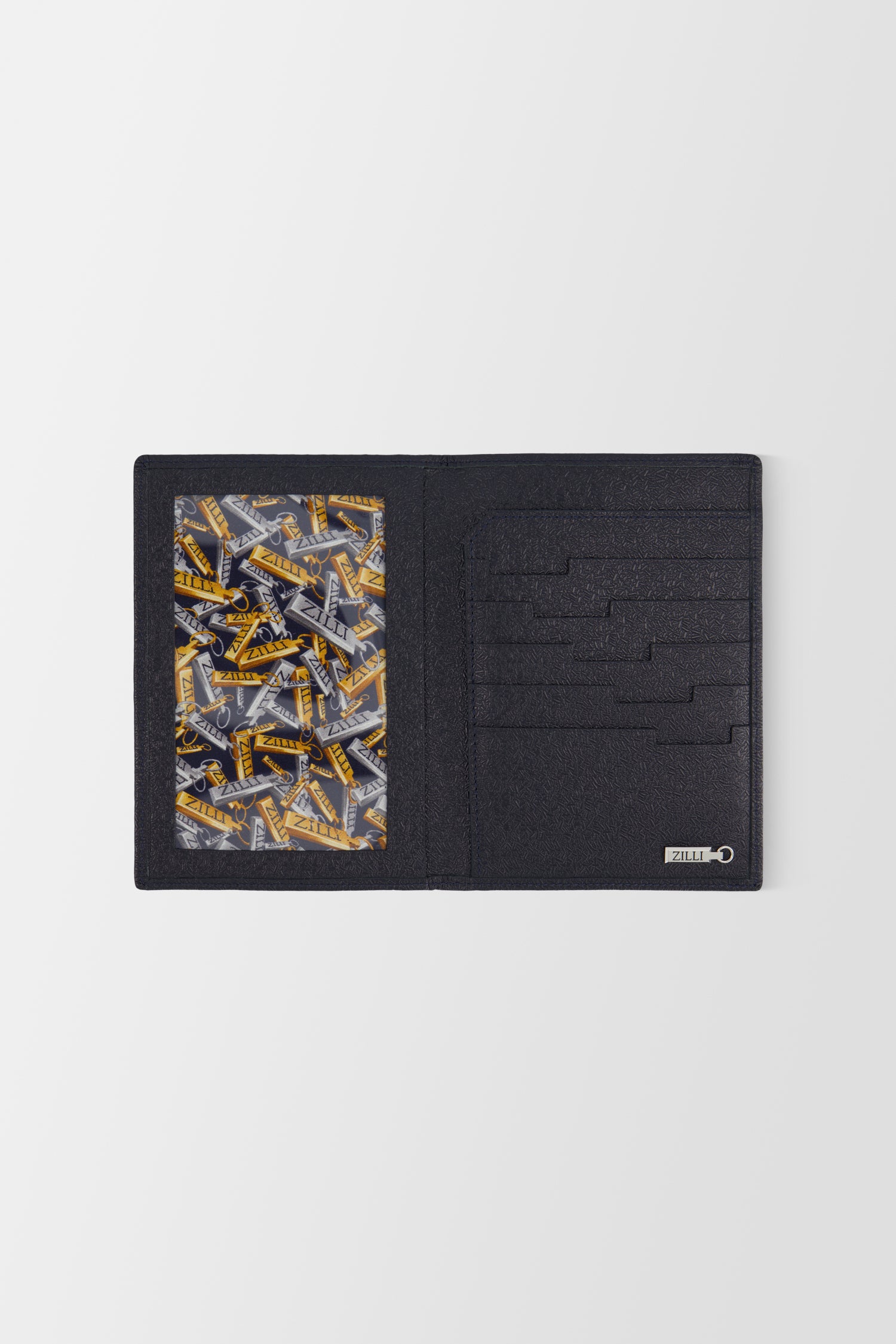 Zilli Black Passport Holder